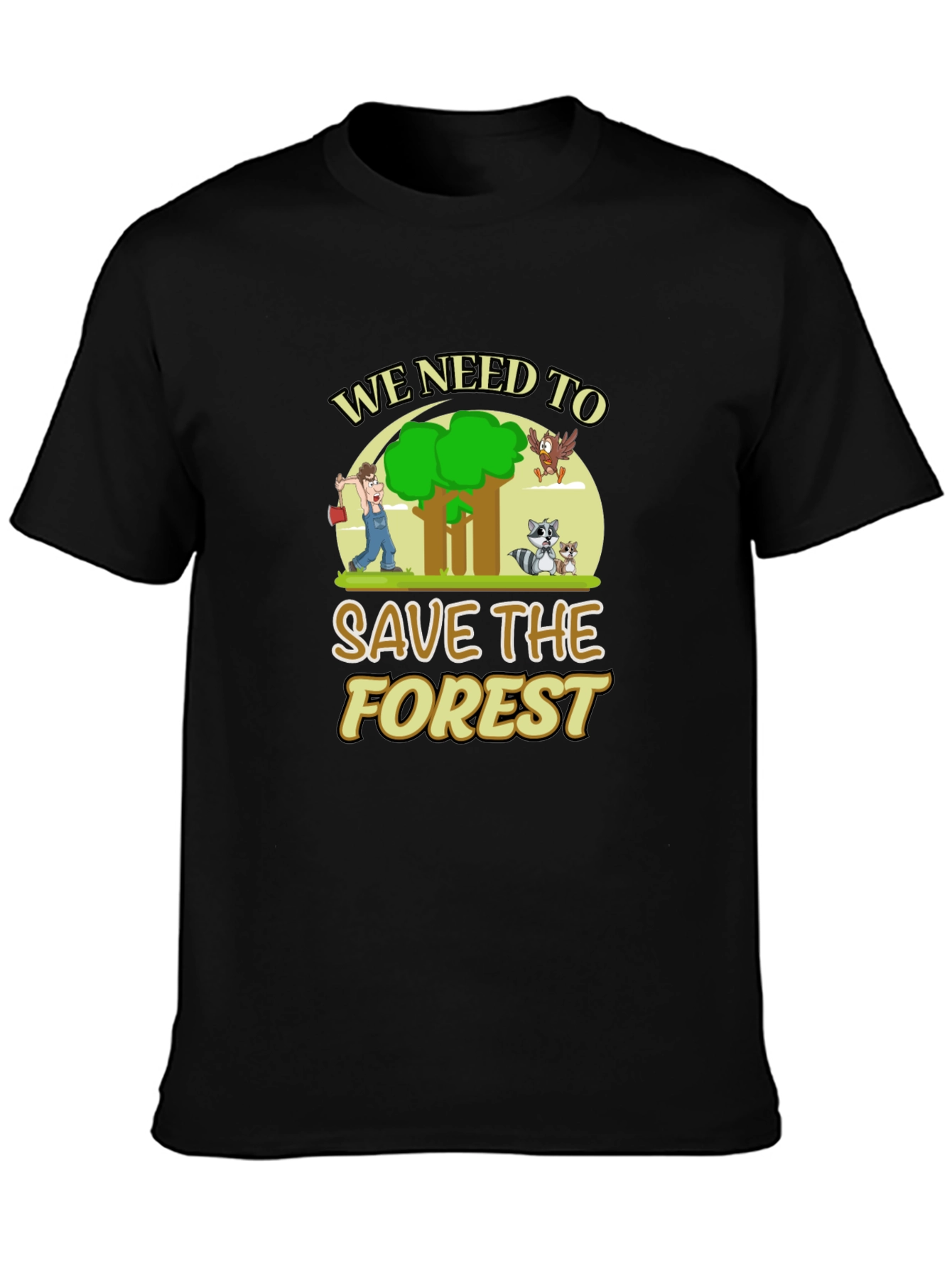 Save the Forest Graphic T-Shirt