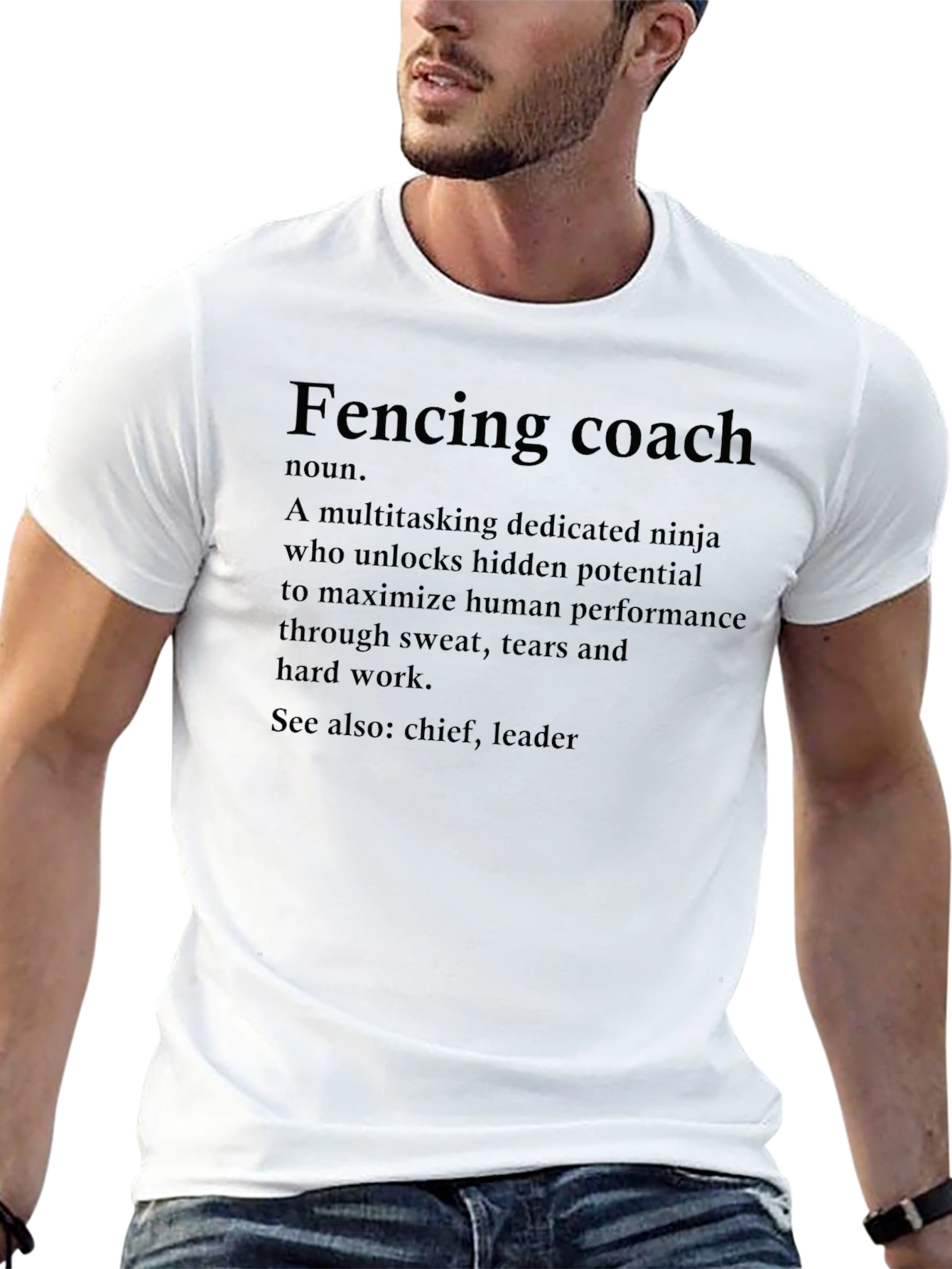 Fencing Coach Definition T-Shirt