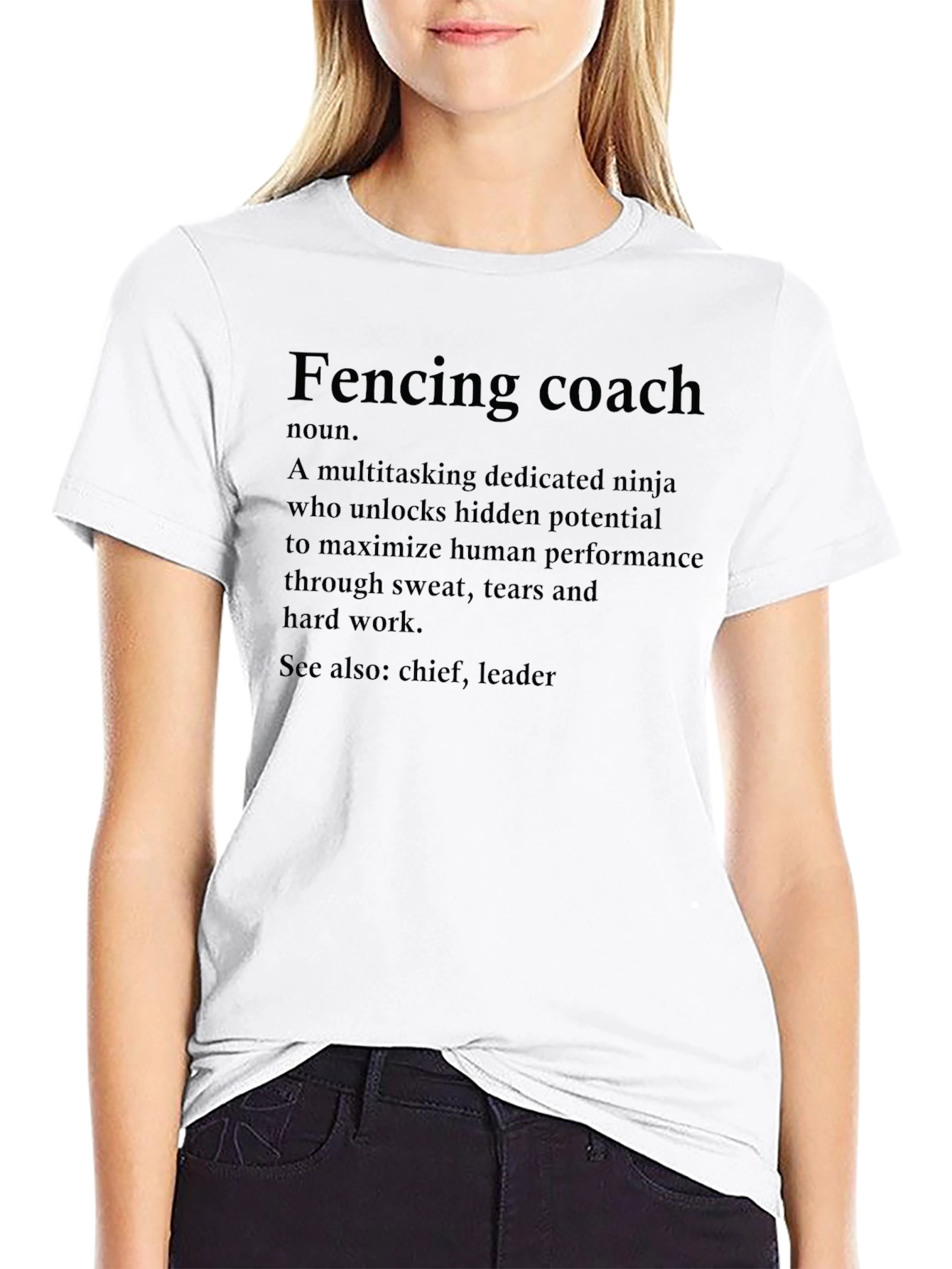 Fencing Coach Definition T-Shirt
