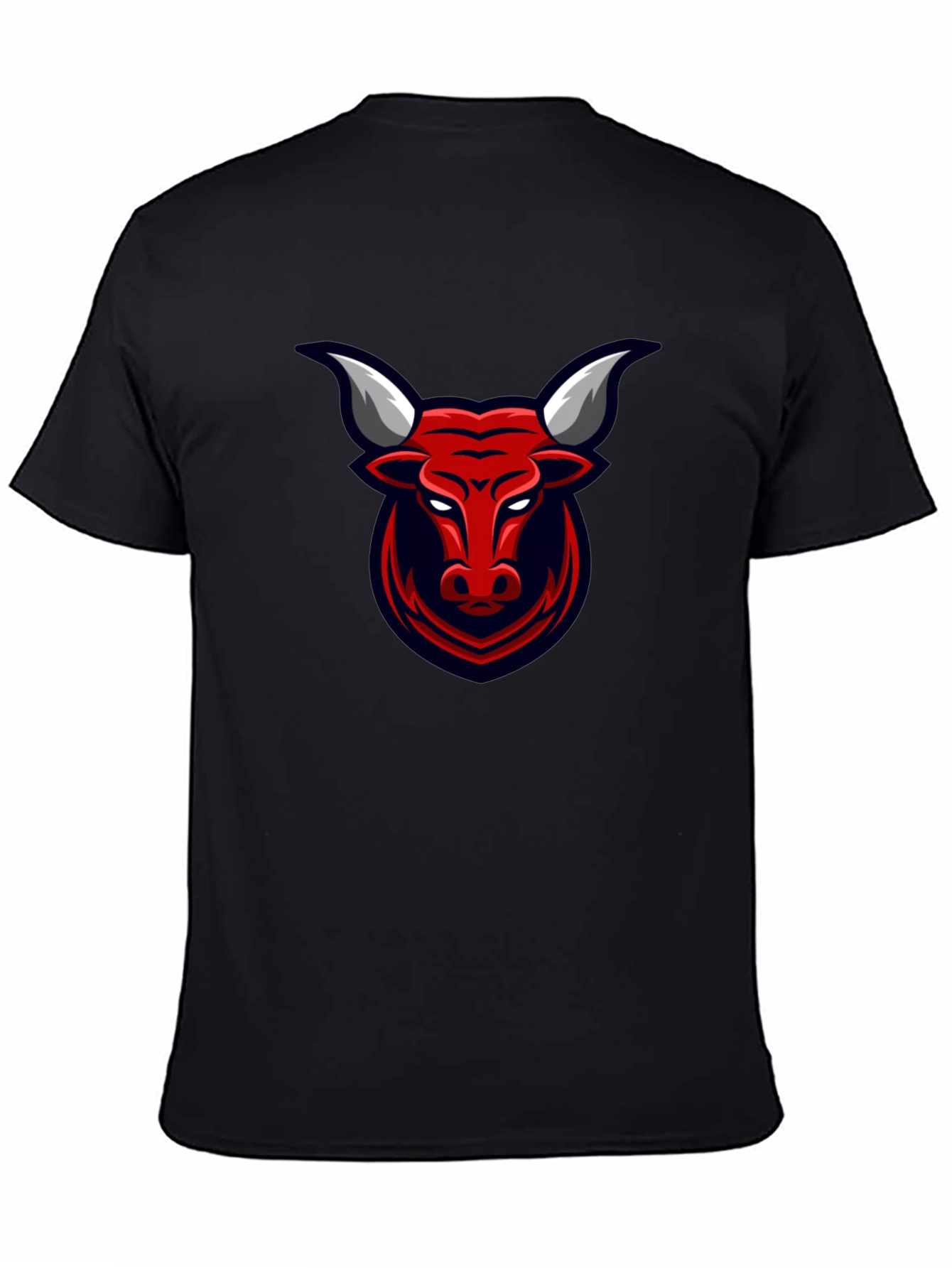 Red Bull Graphic Print Black T-Shirt