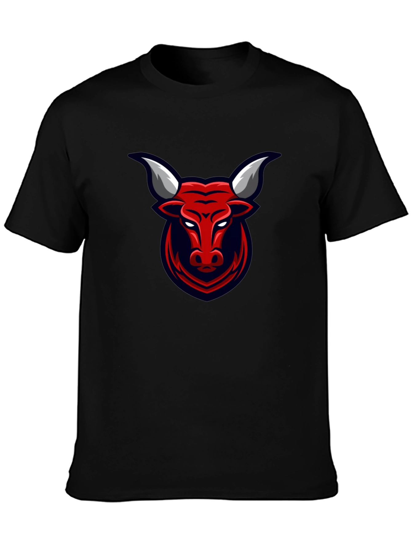 Red Bull Graphic Print Black T-Shirt