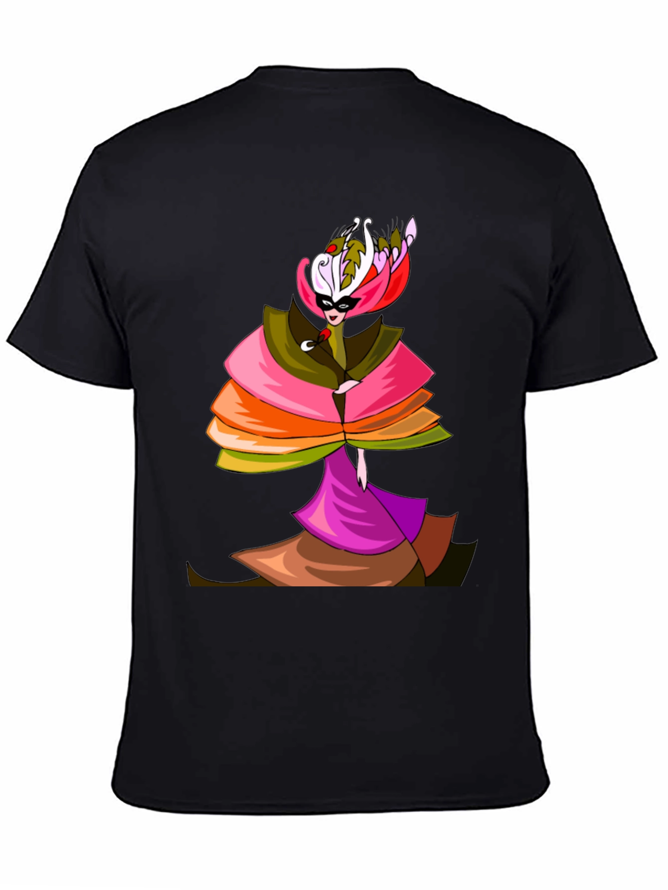 Masquerade Party T-Shirt - Unique Artistic Design