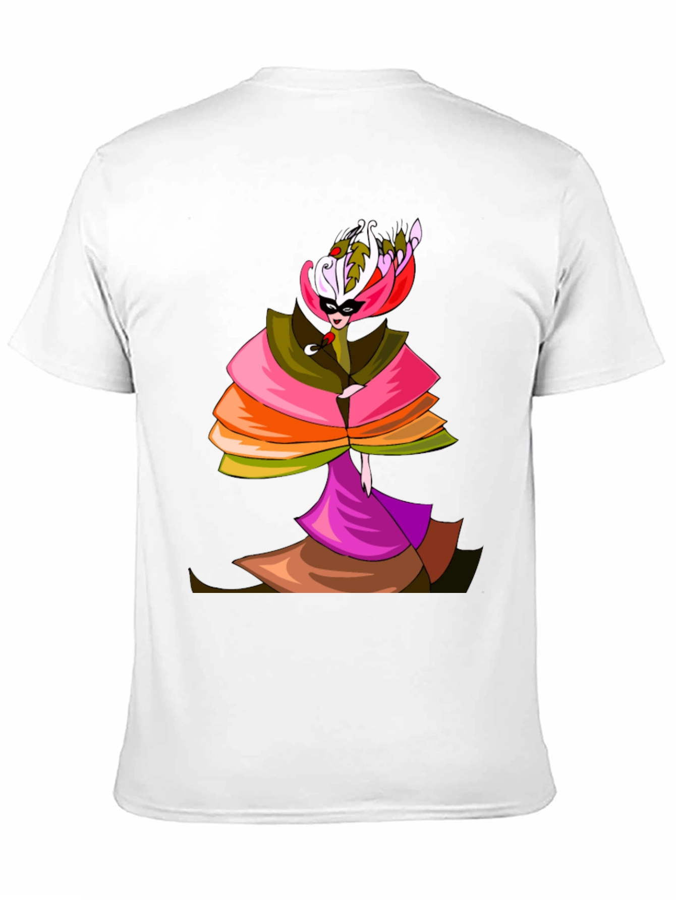 Masquerade Party T-Shirt - Unique Artistic Design