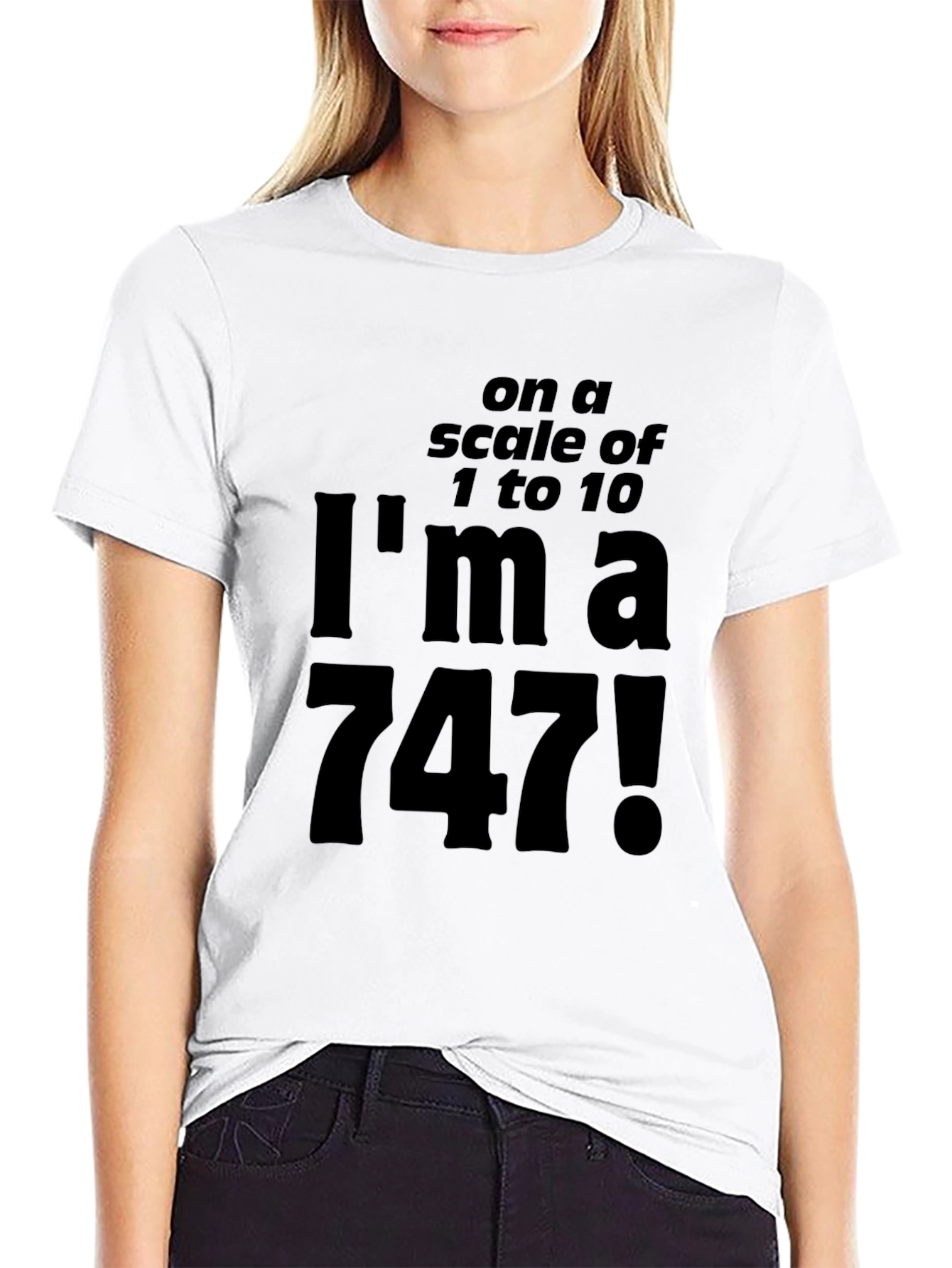Humorous Im a 747! Graphic T-Shirt