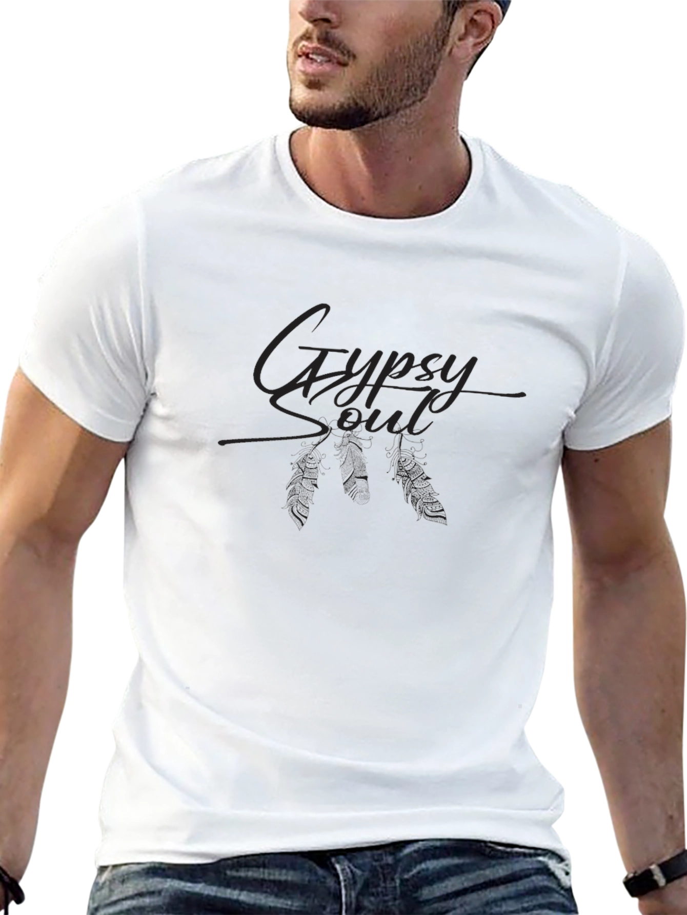 Gypsy Soul Black Graphic Tee Shirt