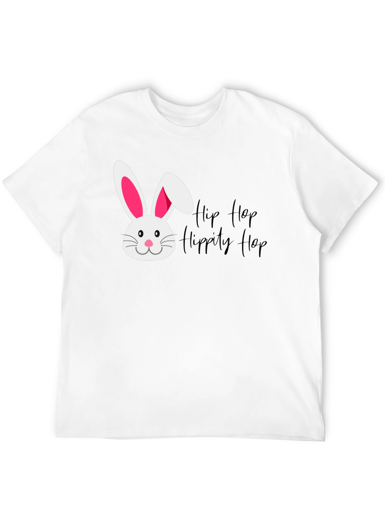 Hip Hop Easter Bunny Black T-Shirt