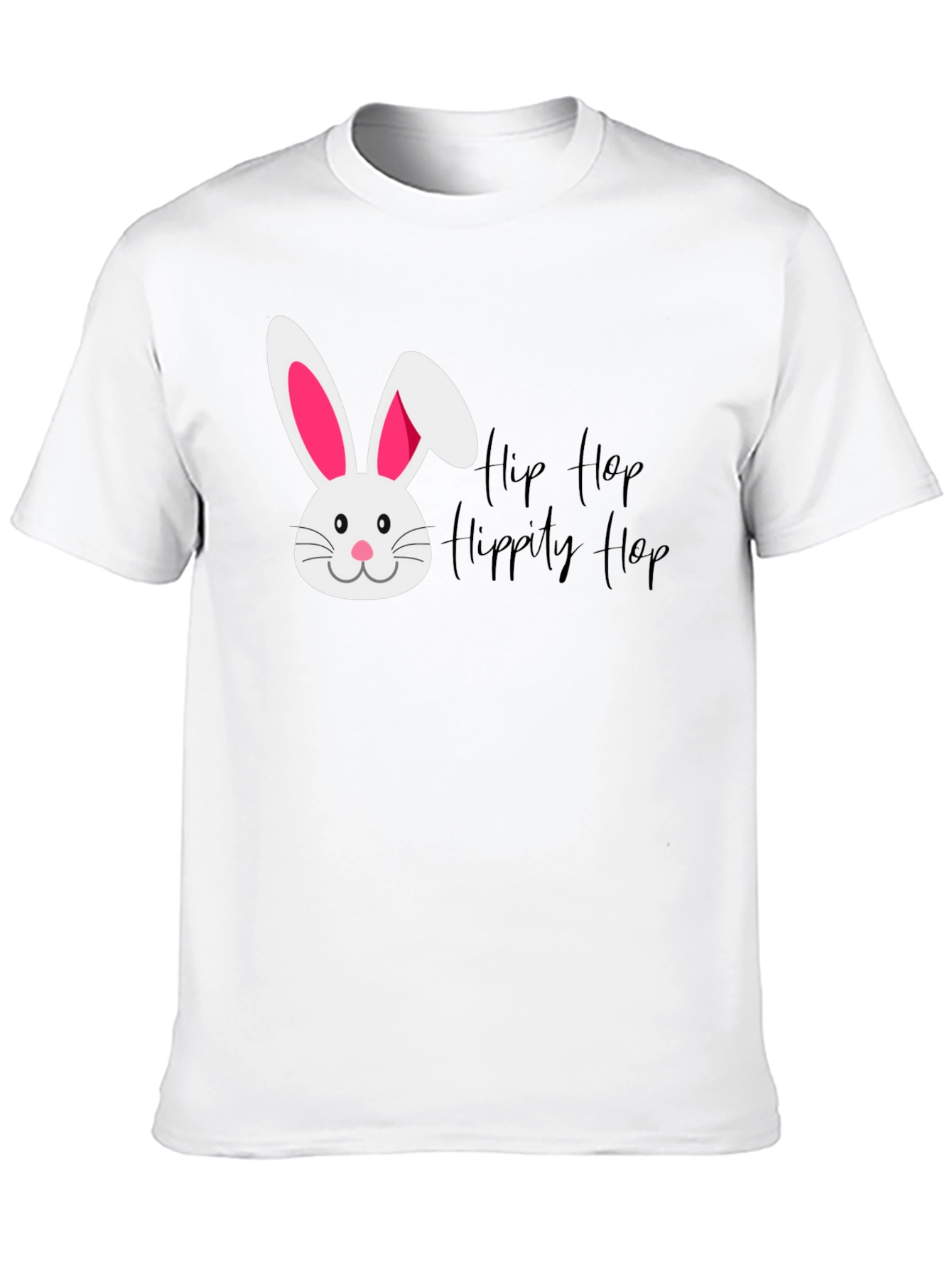 Hip Hop Easter Bunny Black T-Shirt