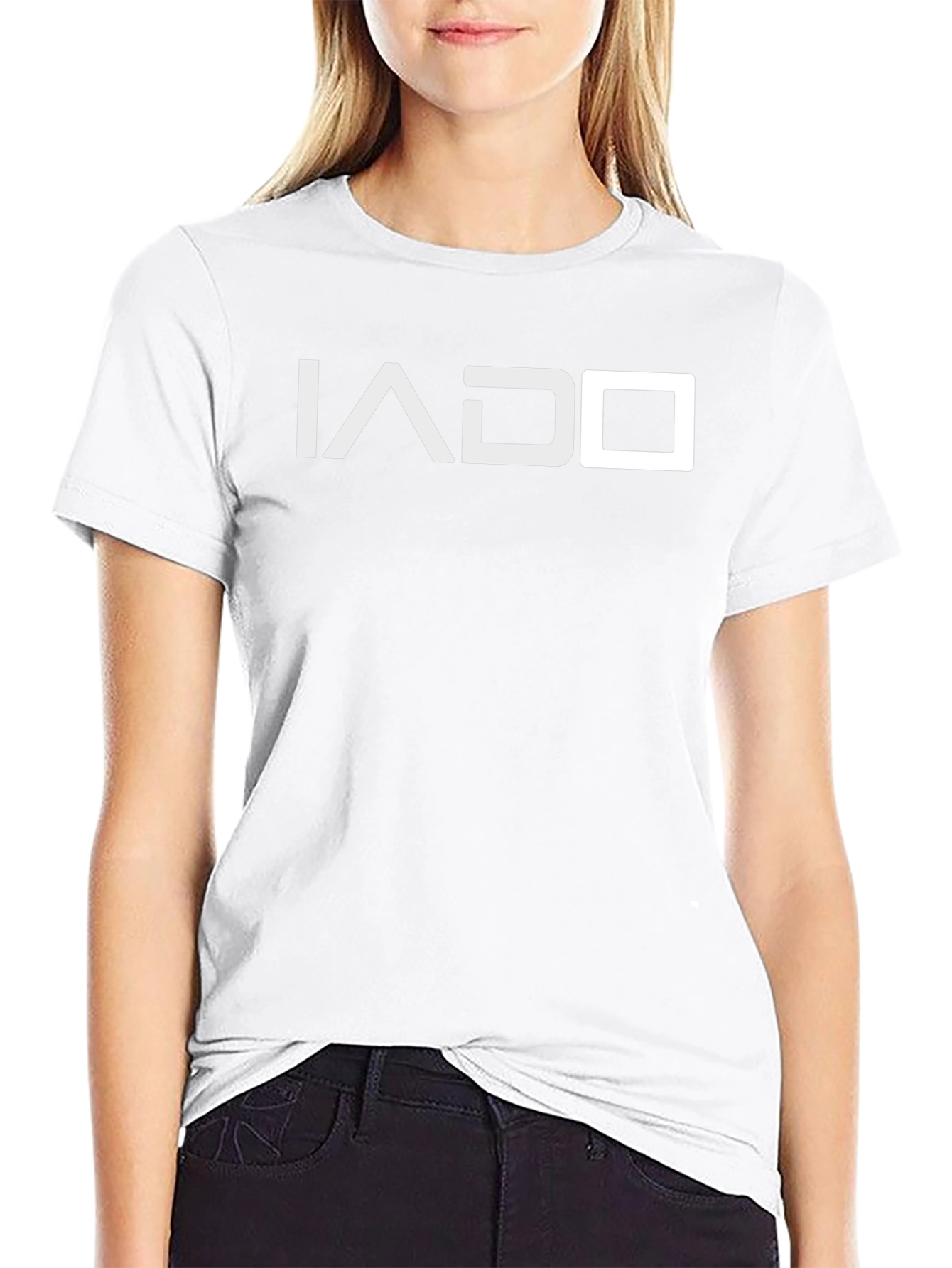 IADO Graphic Print Black T-Shirt