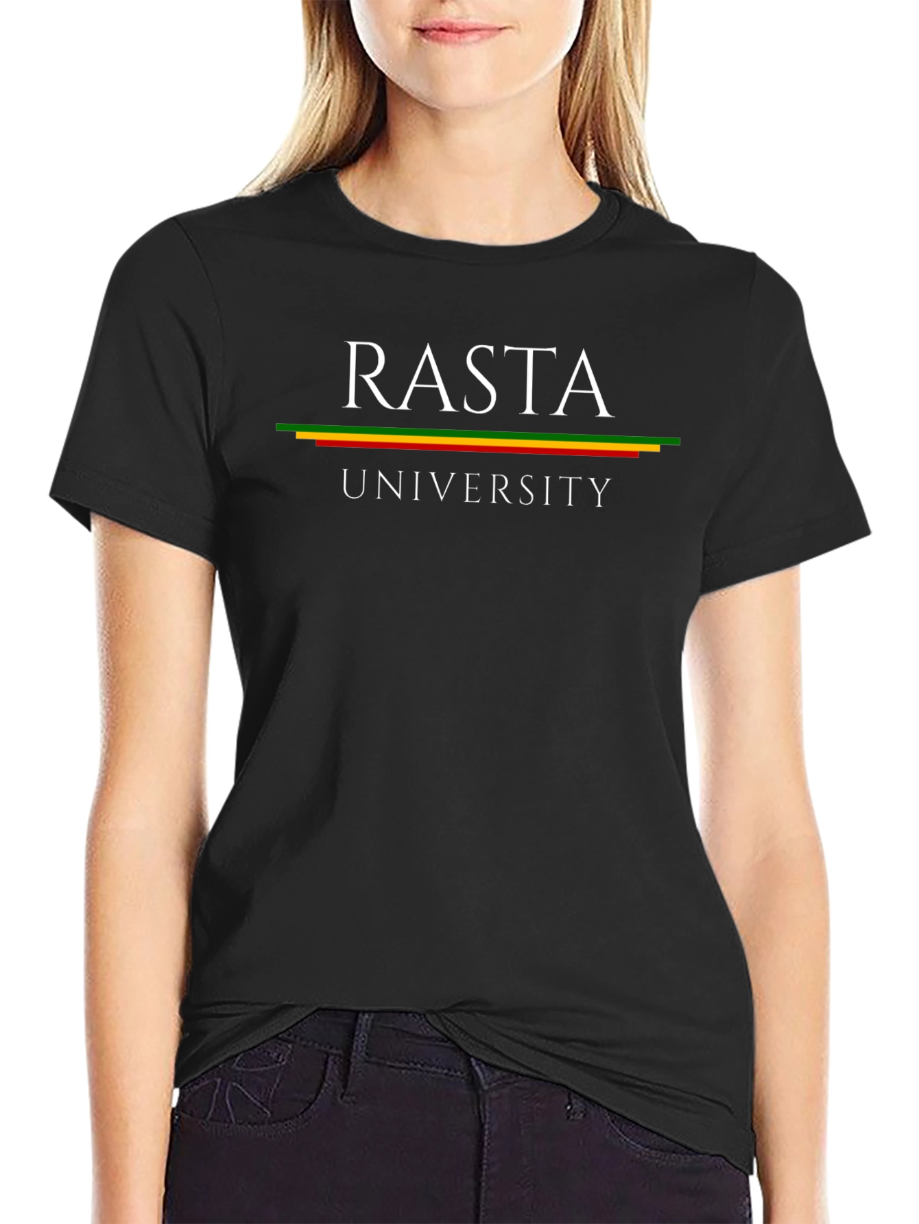 Rasta University Graphic T-Shirt - Reggae Style
