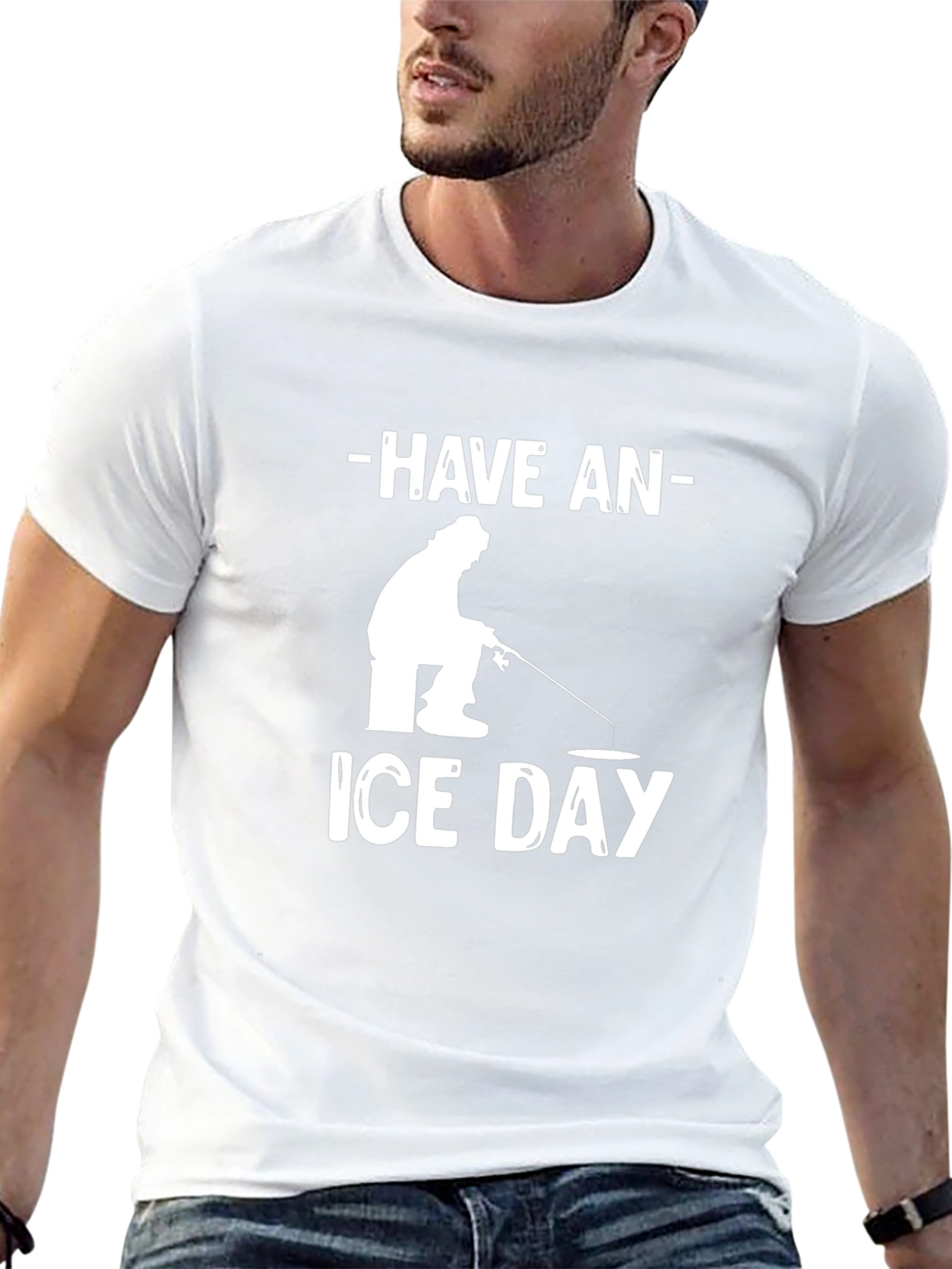 Ice Fishing T-Shirt - Have an Ice Day!