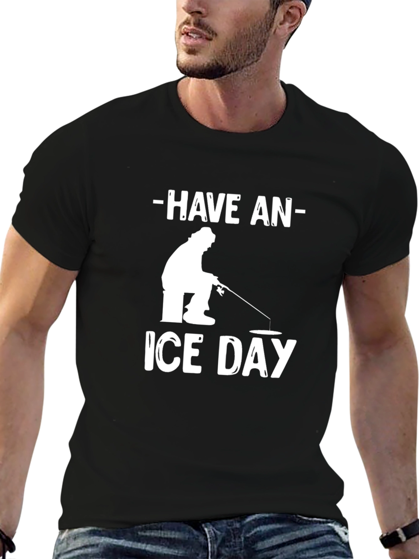 Ice Fishing T-Shirt - Have an Ice Day!