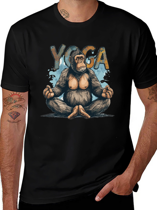 Yoga Gorilla Graphic T-Shirt - Relaxed Fit