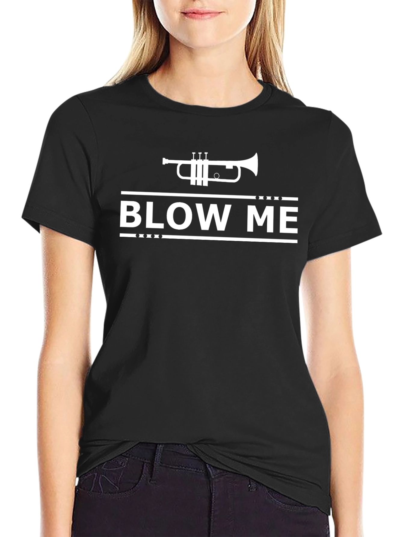 Blow Me Trumpet T-Shirt - Funny Music Tee