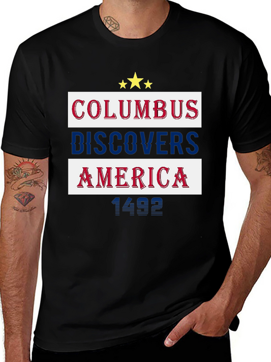 Columbus Discovers America T-Shirt
