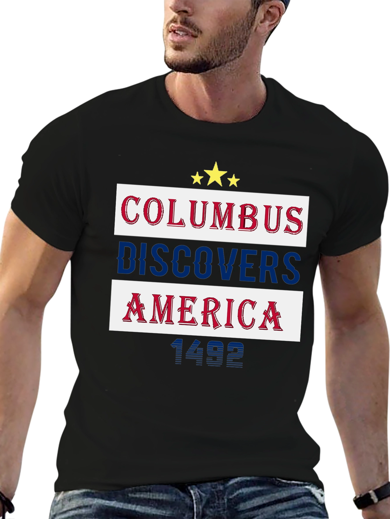 Columbus Discovers America T-Shirt