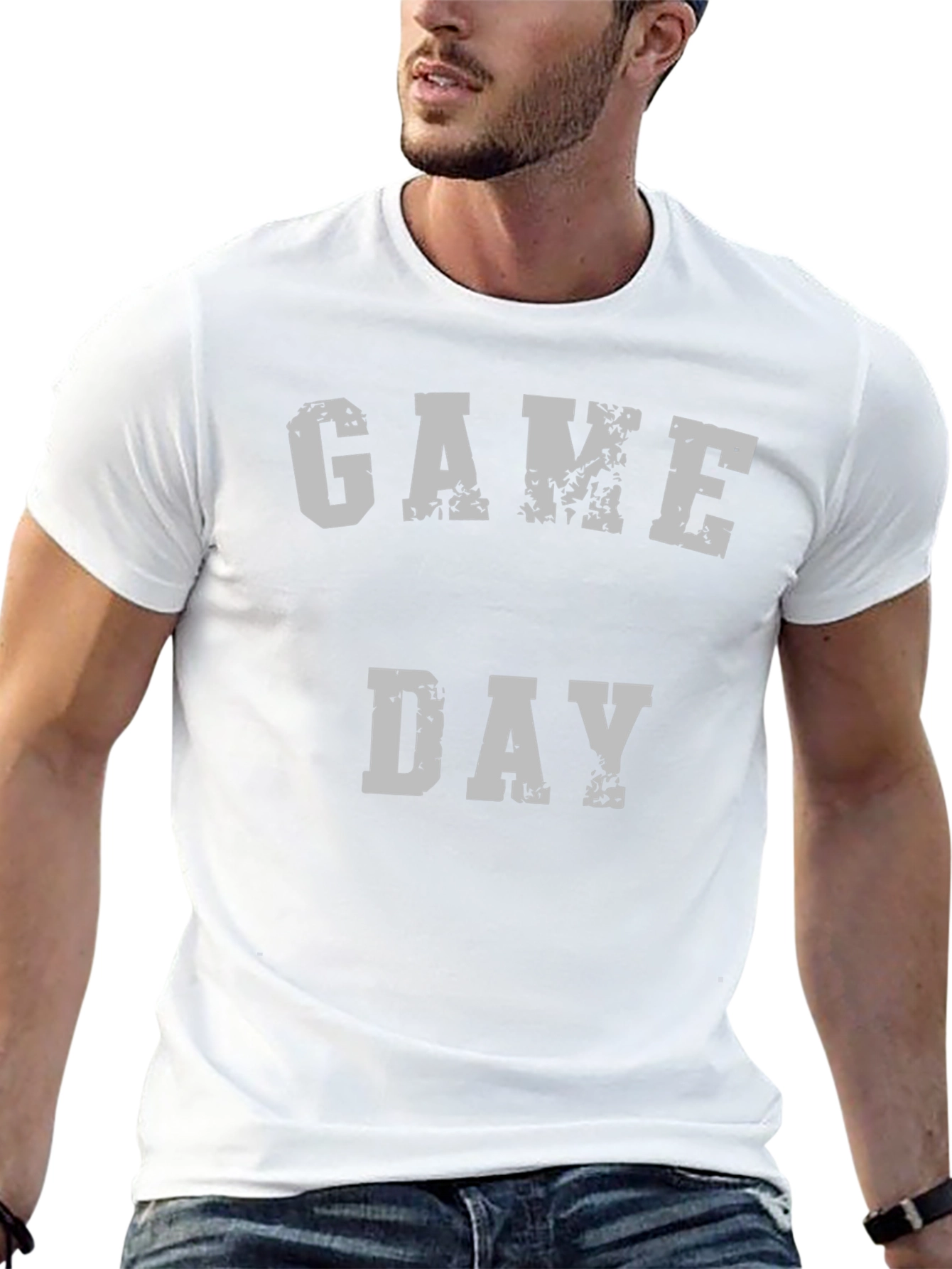 Game Day Black Graphic T-Shirt