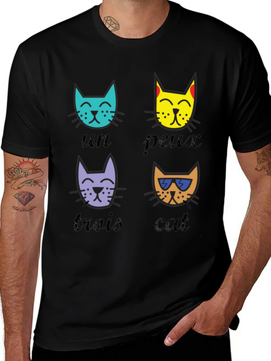 Cool Cat T-Shirt - French Inspired Funny Graphic Tee