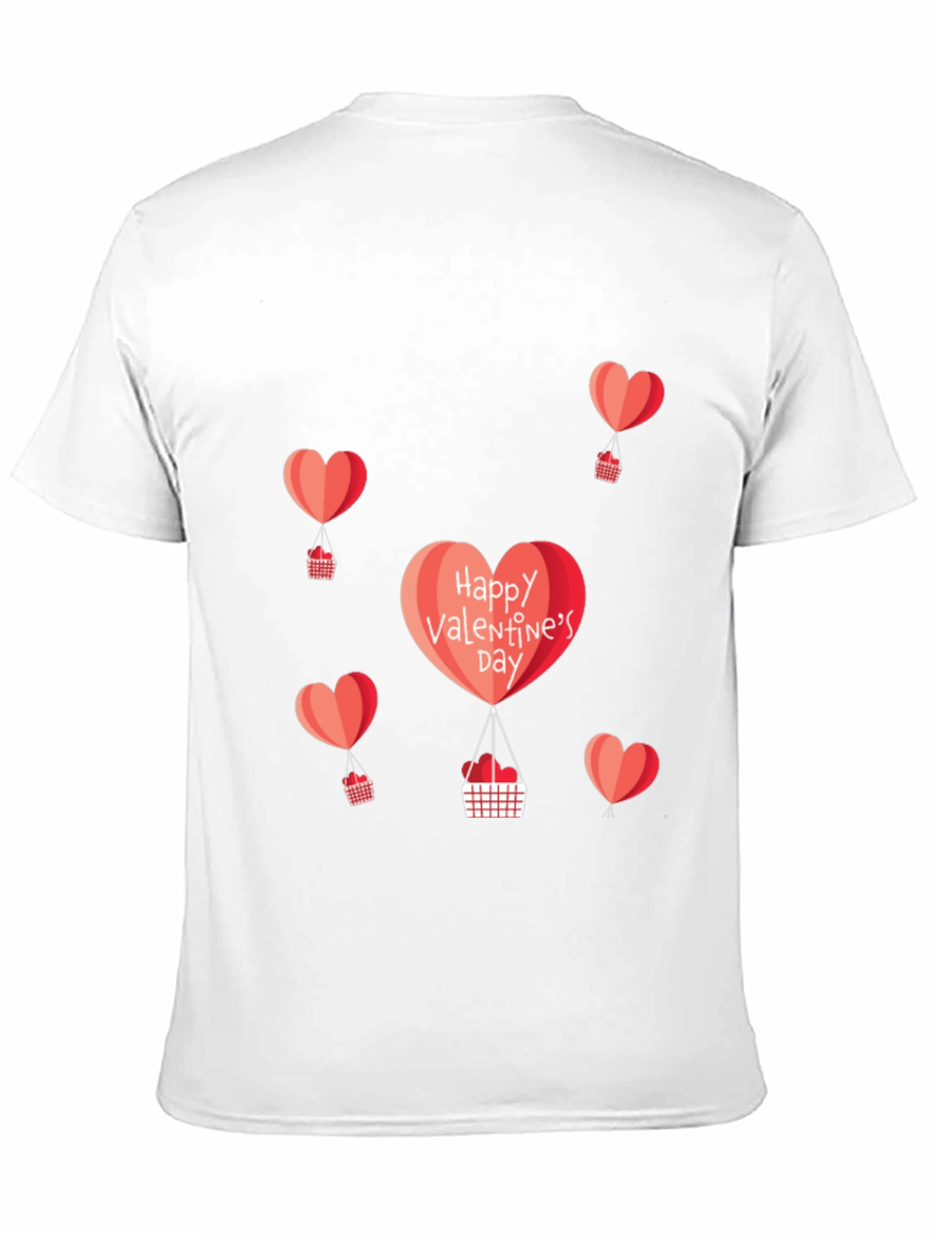 Valentines Day Heart Balloon Graphic Tee