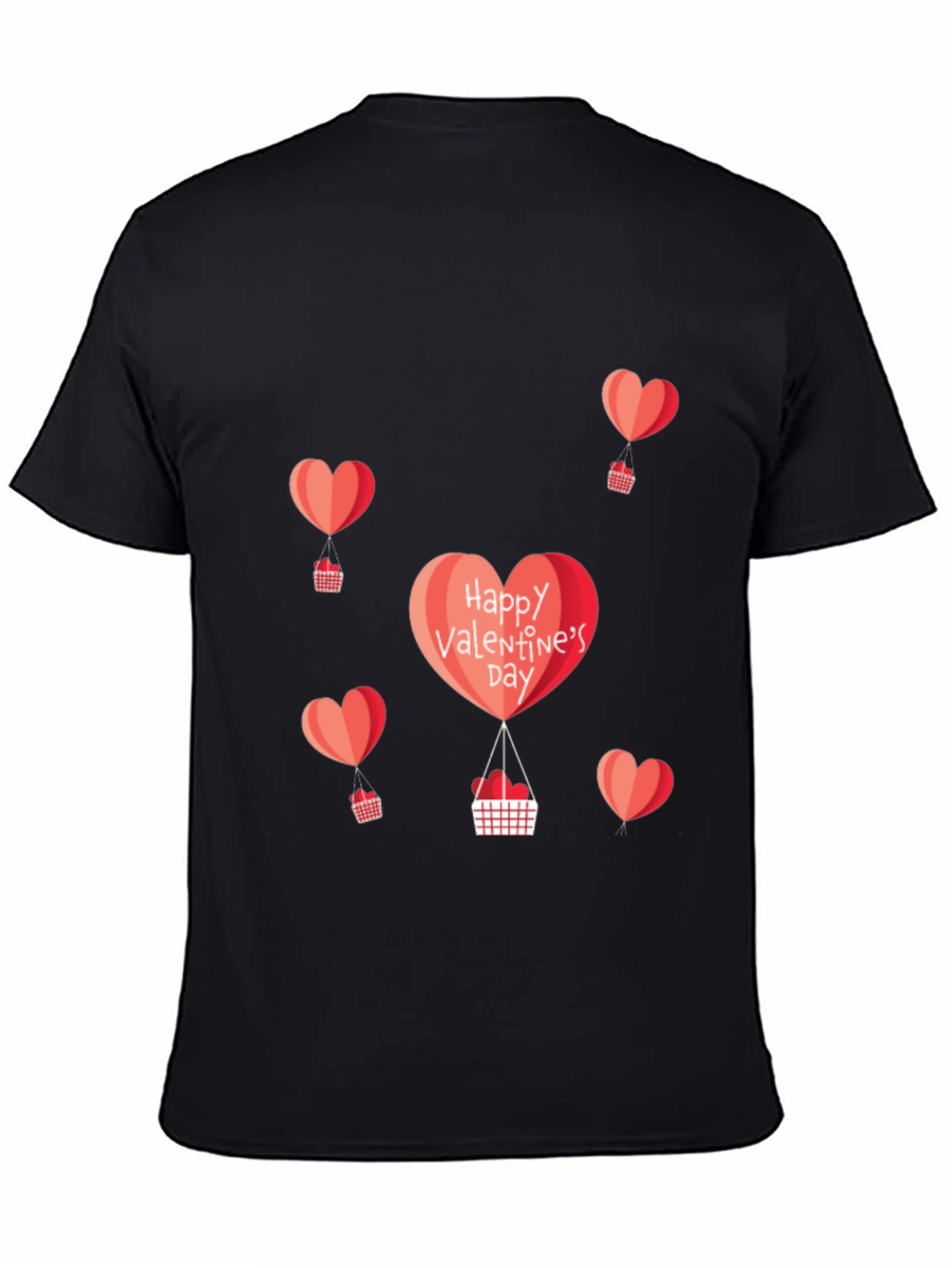 Valentines Day Heart Balloon Graphic Tee