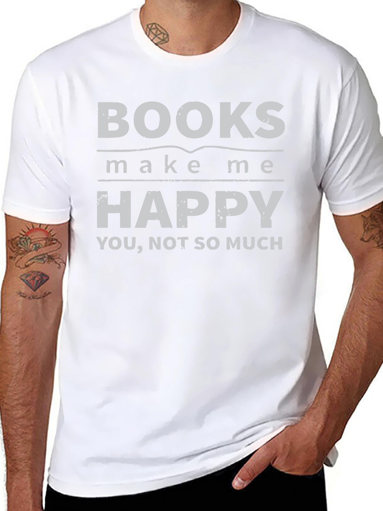Funny Books Make Me Happy T-Shirt