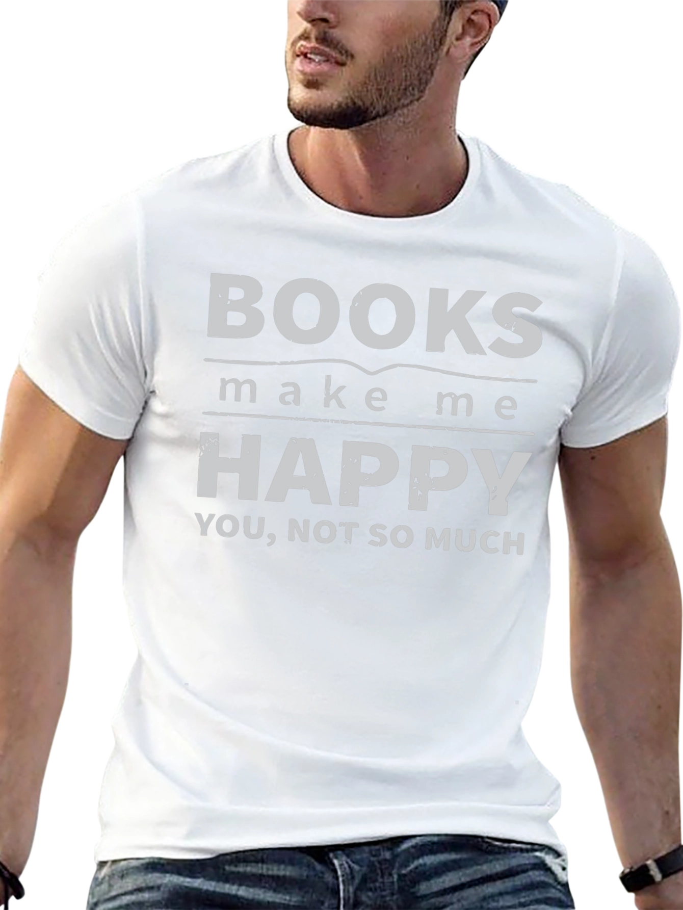 Funny Books Make Me Happy T-Shirt