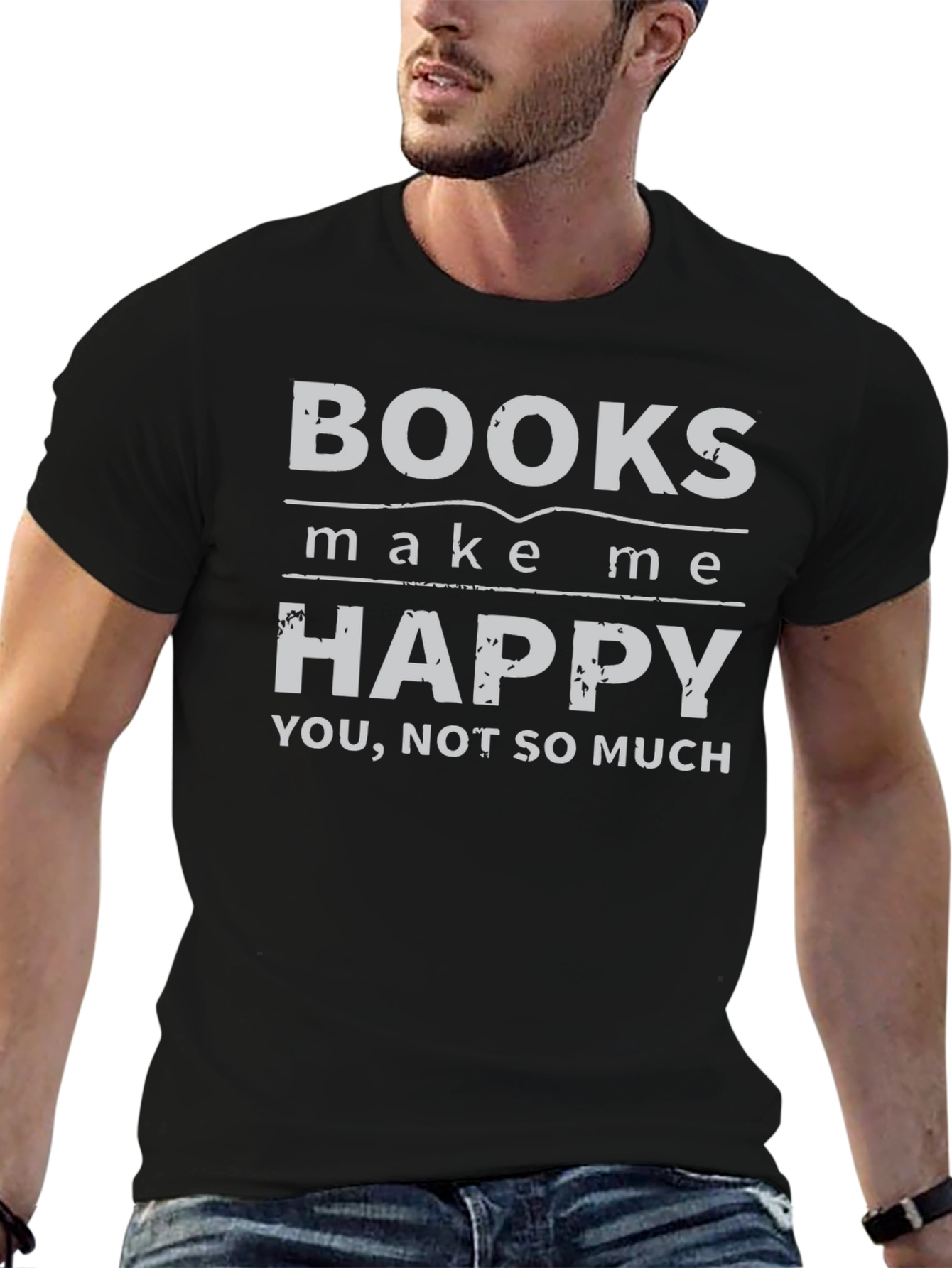 Funny Books Make Me Happy T-Shirt