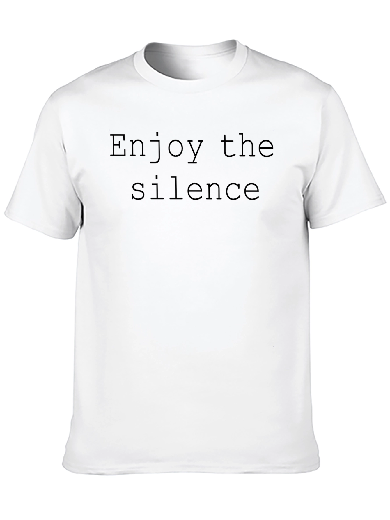 Enjoy the Silence T-Shirt - Classic Black Tee