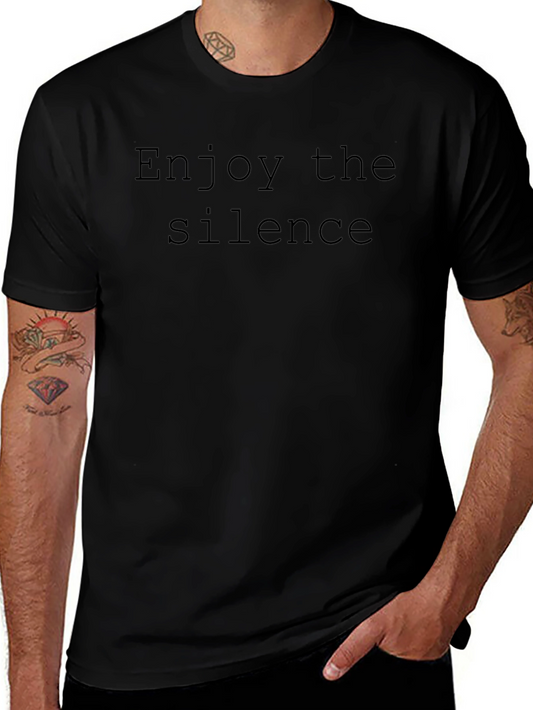 Enjoy the Silence T-Shirt - Classic Black Tee