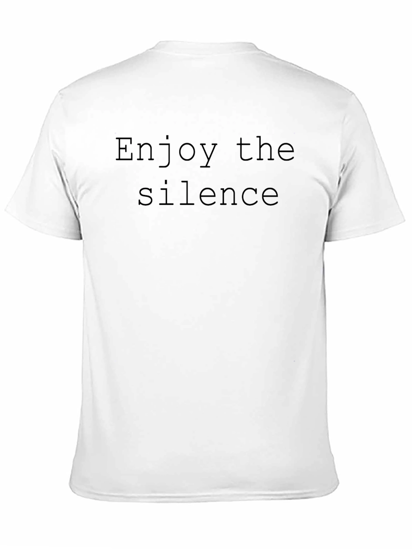 Enjoy the Silence T-Shirt - Classic Black Tee