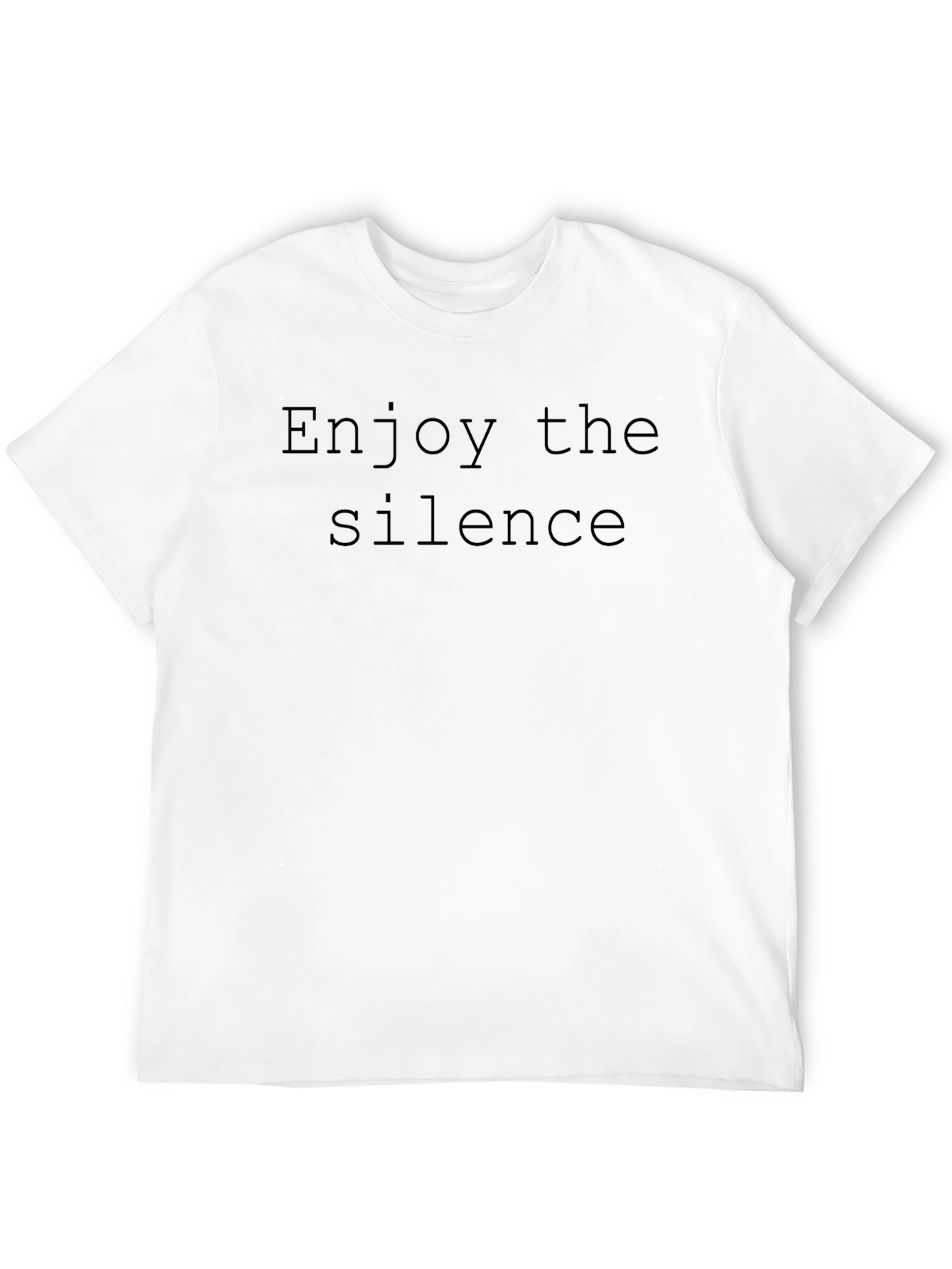 Enjoy the Silence T-Shirt - Classic Black Tee