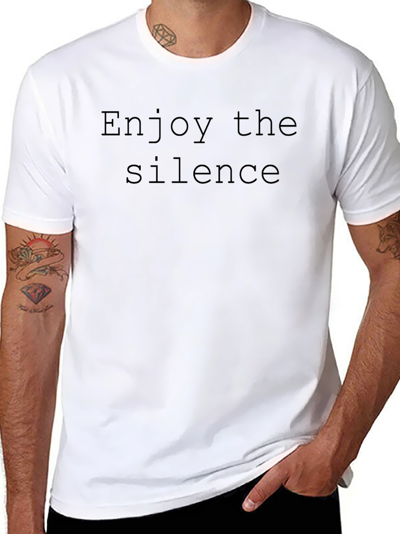 Enjoy the Silence T-Shirt - Classic Black Tee