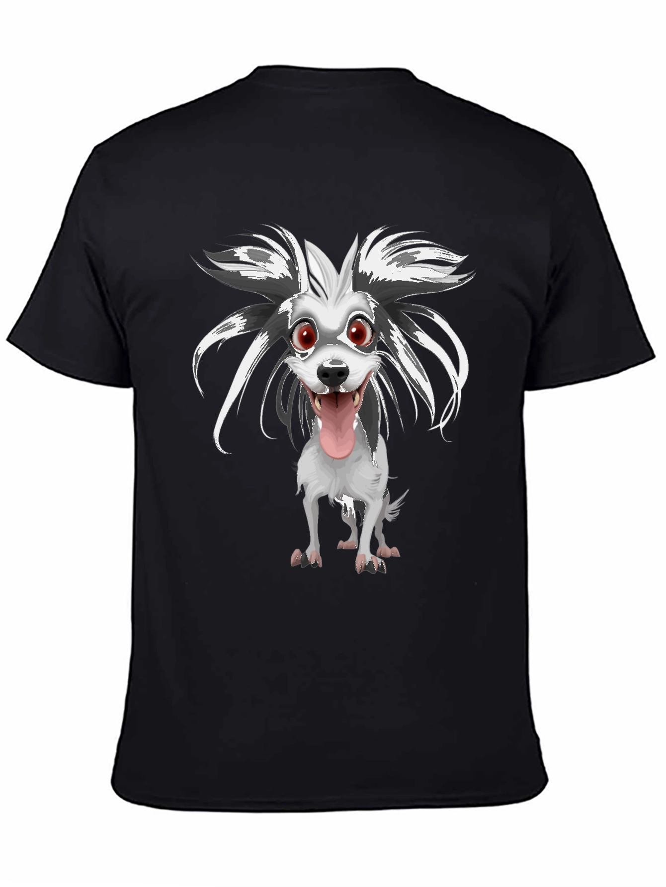 Cartoon Dog Graphic T-Shirt
