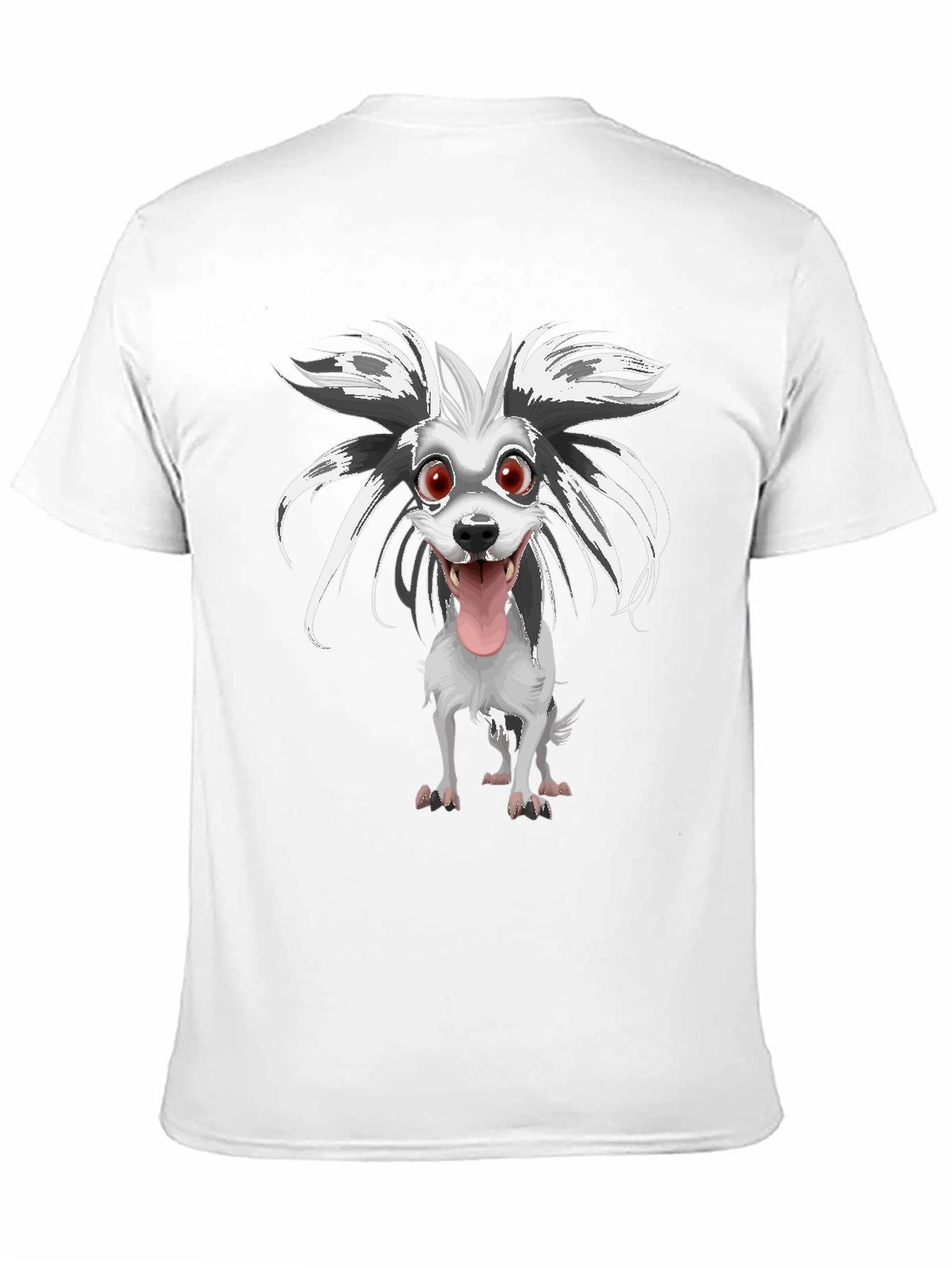 Cartoon Dog Graphic T-Shirt