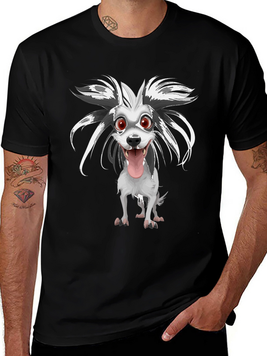 Cartoon Dog Graphic T-Shirt