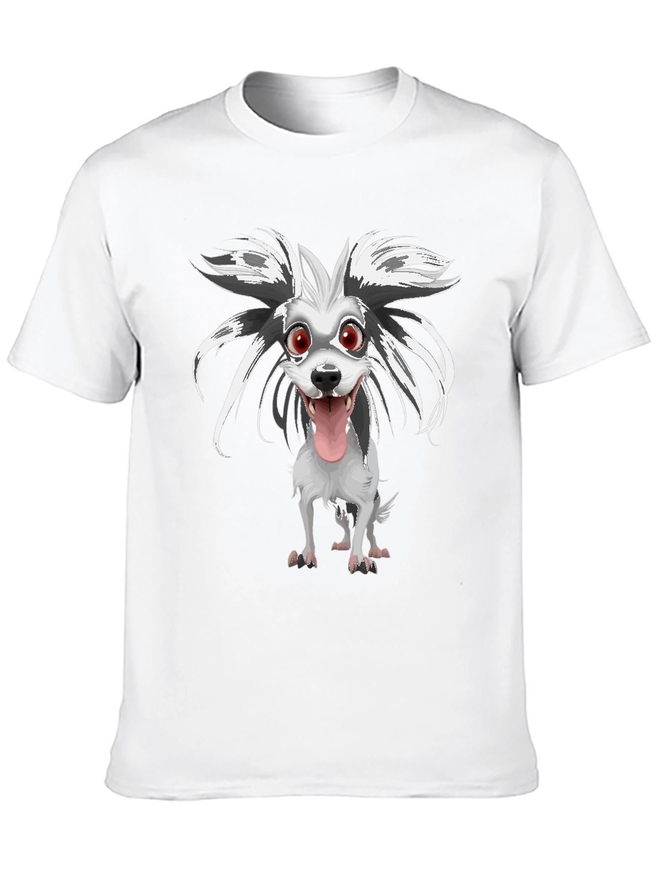 Cartoon Dog Graphic T-Shirt