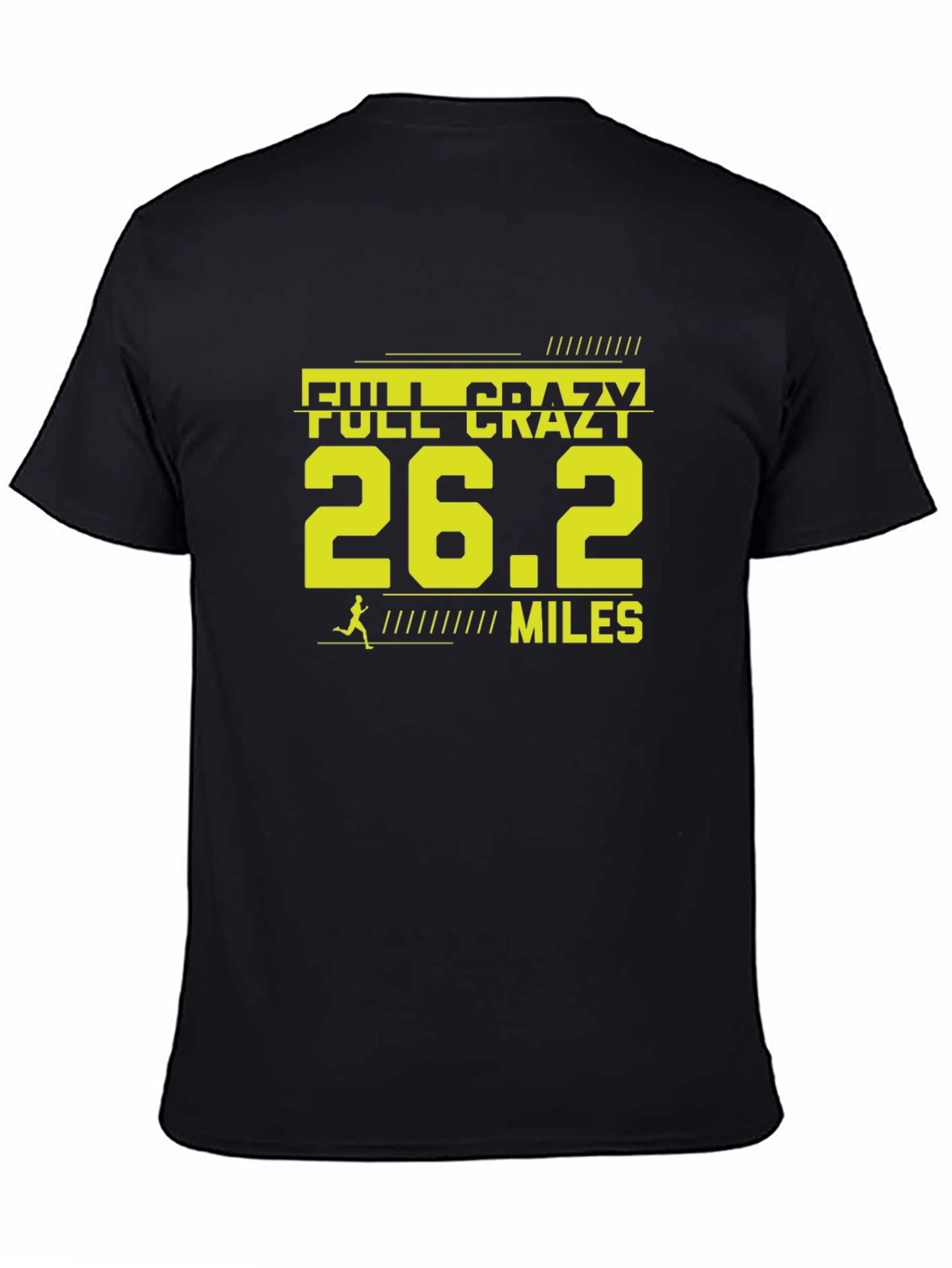 Full Crazy 26.2 Miles Marathon Runner T-Shirt