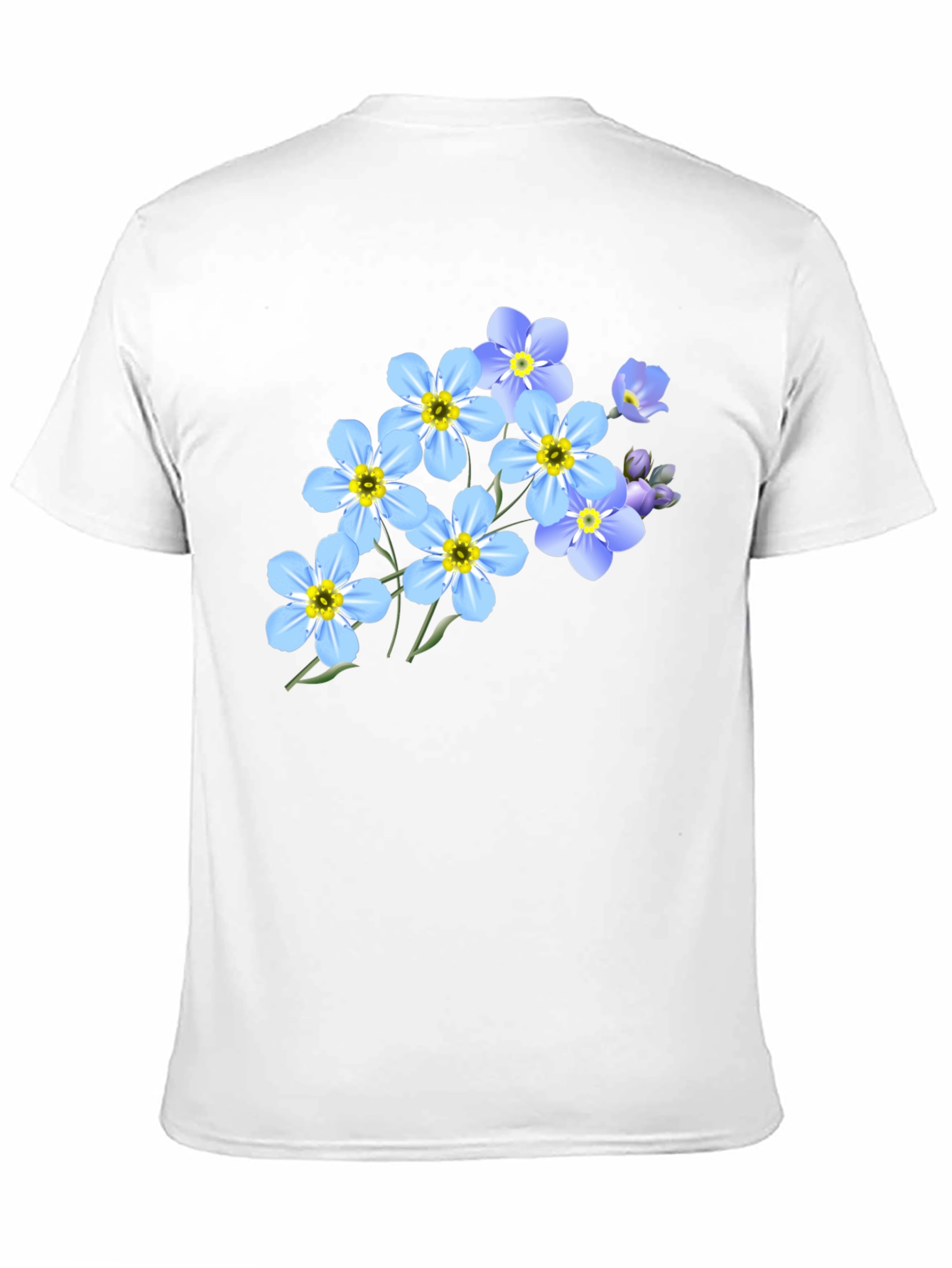 Floral Graphic Black T-Shirt