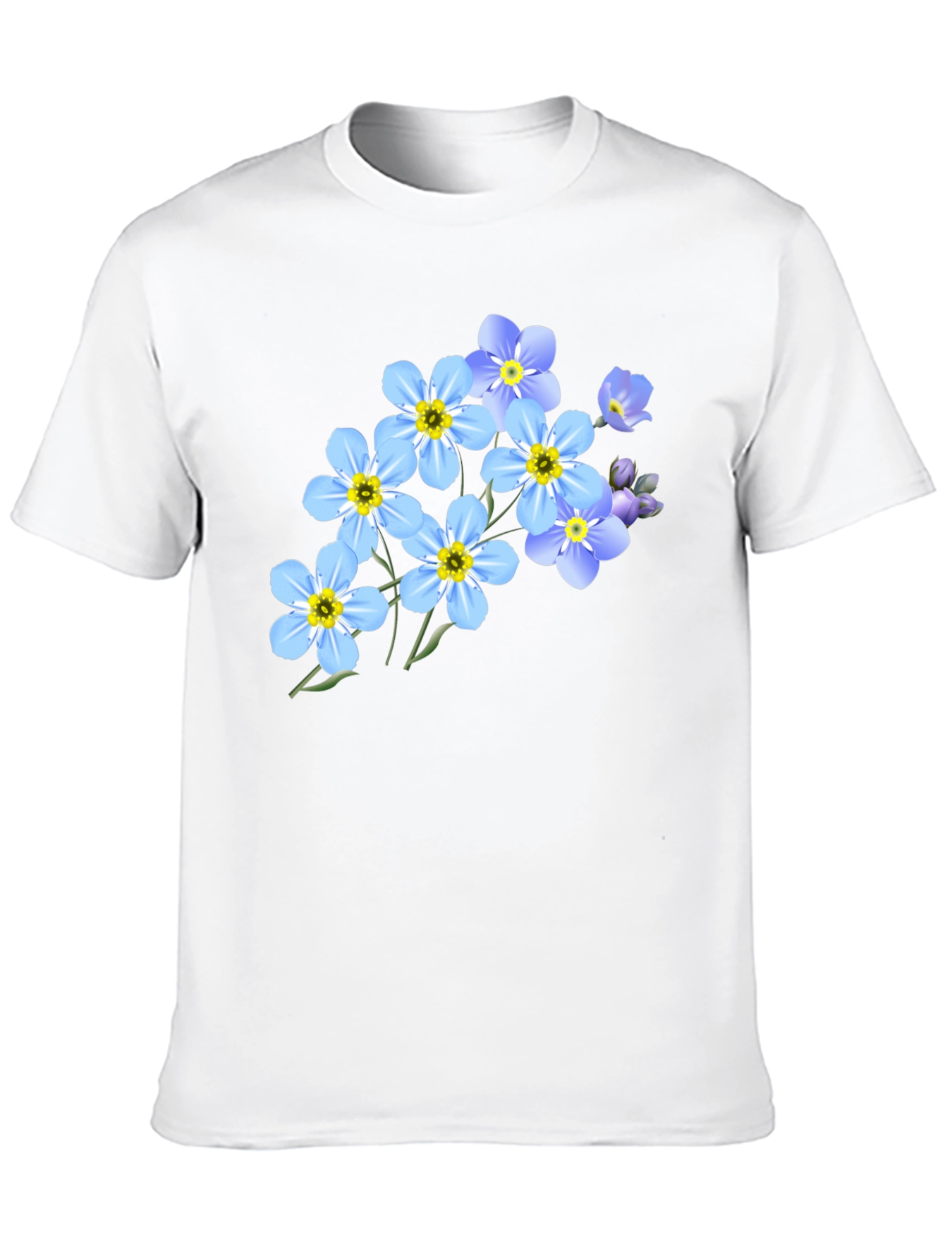 Floral Graphic Black T-Shirt