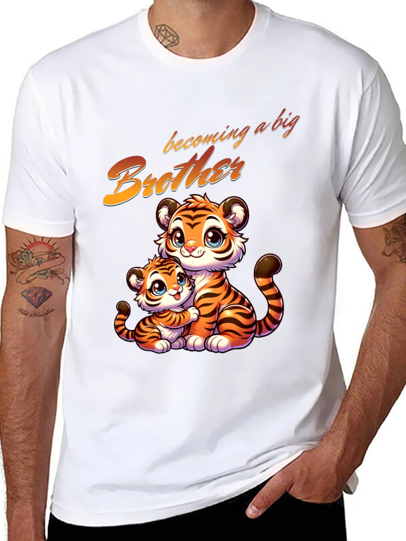 Becoming A Big Brother Tiger Cub Tee