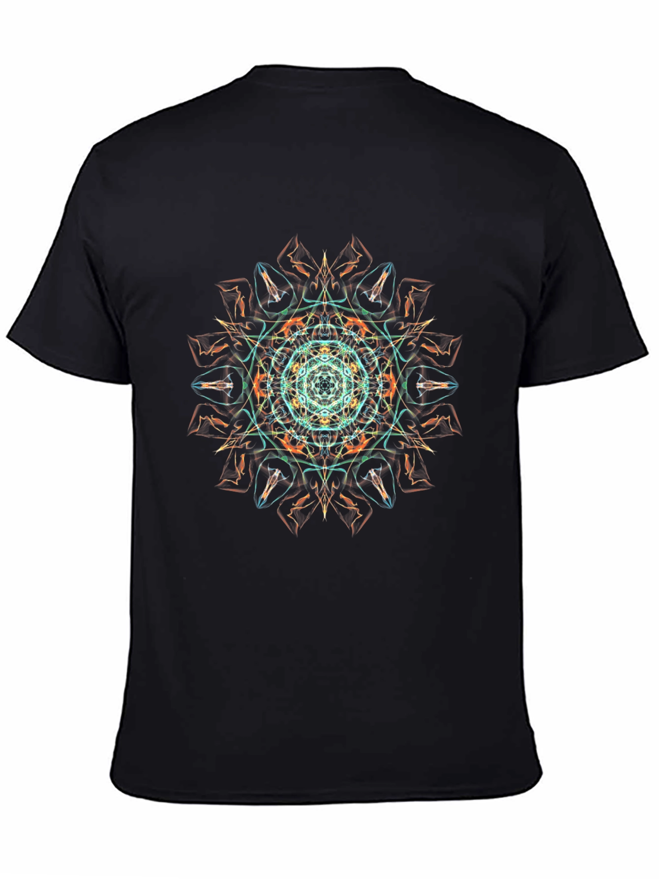 Mandala Graphic Black T-Shirt