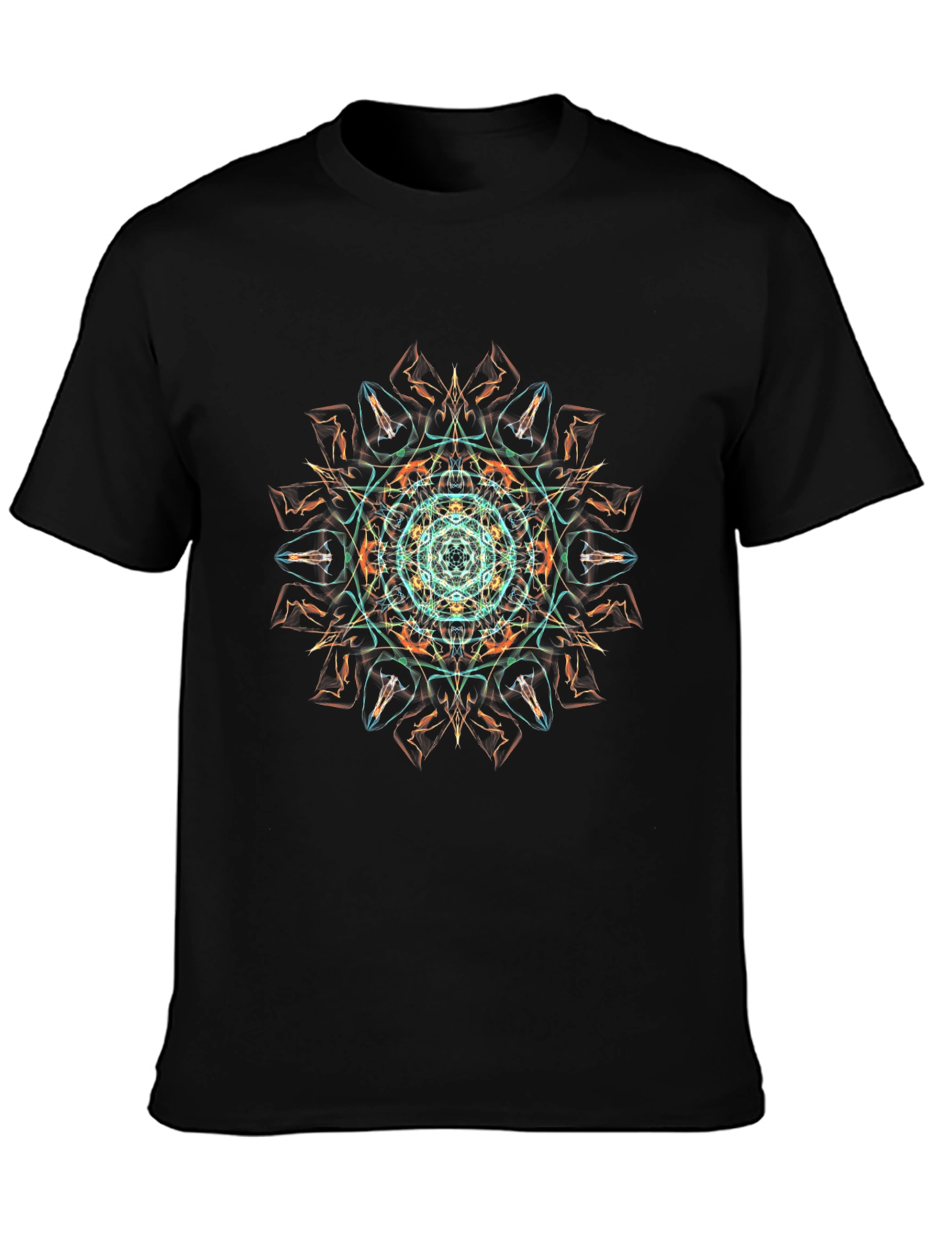 Mandala Graphic Black T-Shirt