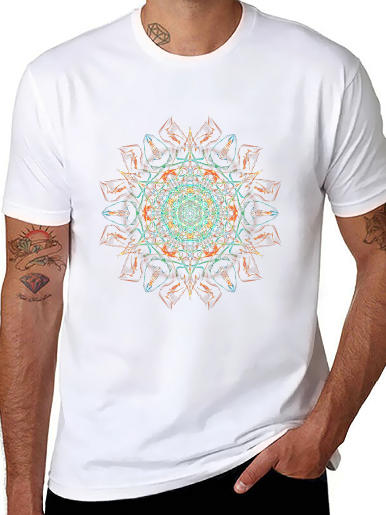 Mandala Graphic Black T-Shirt