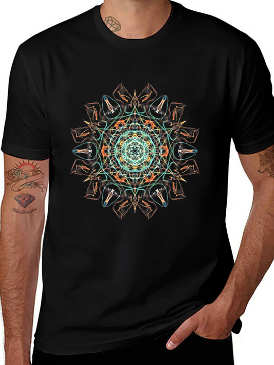 Mandala Graphic Black T-Shirt