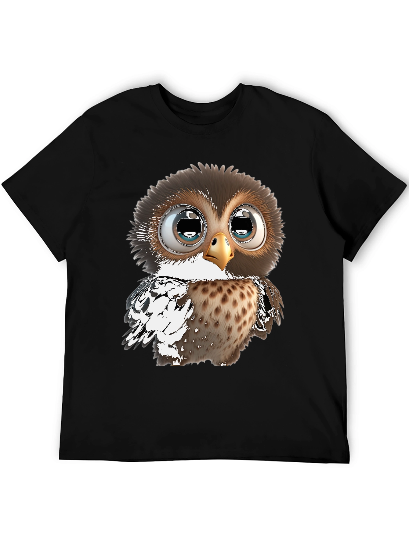 Owl Graphic Print T-Shirt