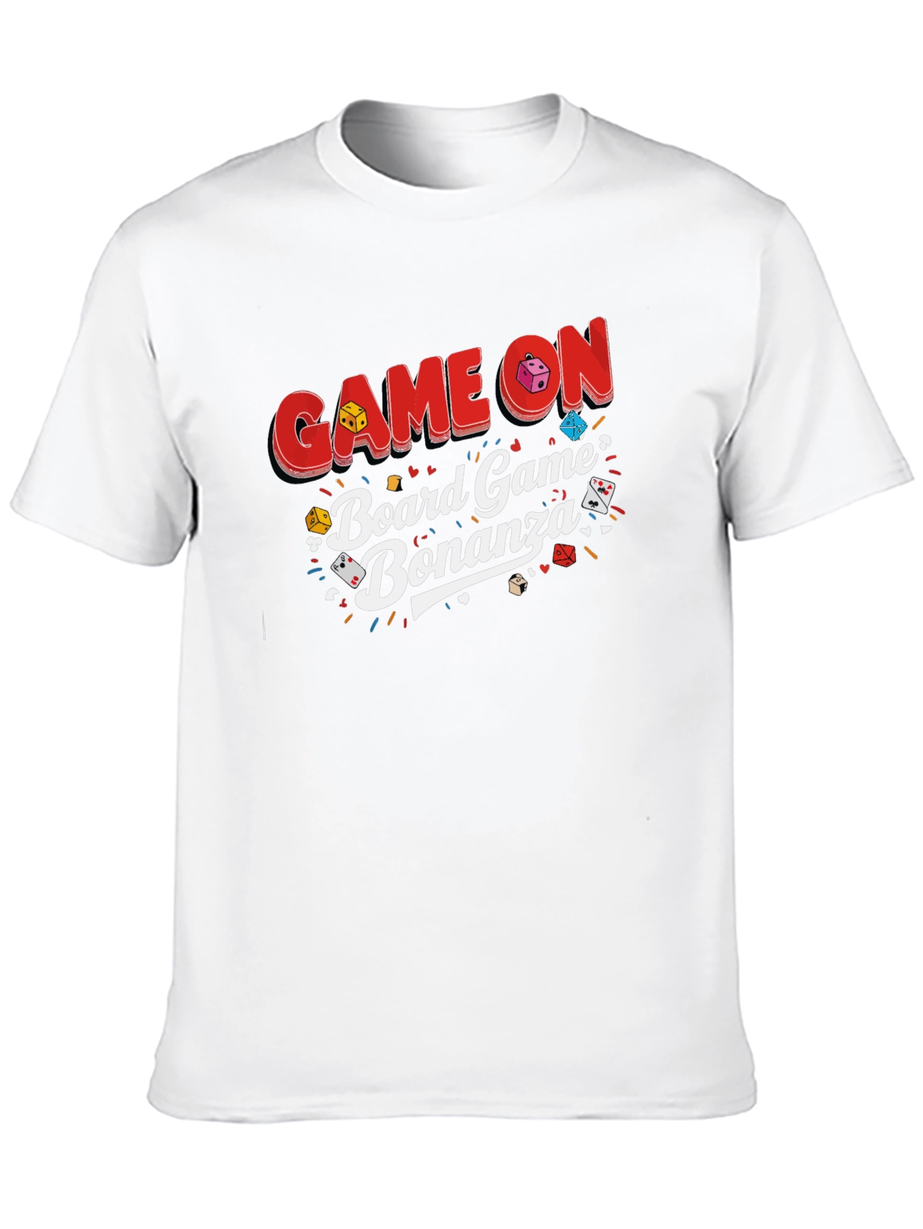 Game On Board Game Bonanza Black T-Shirt