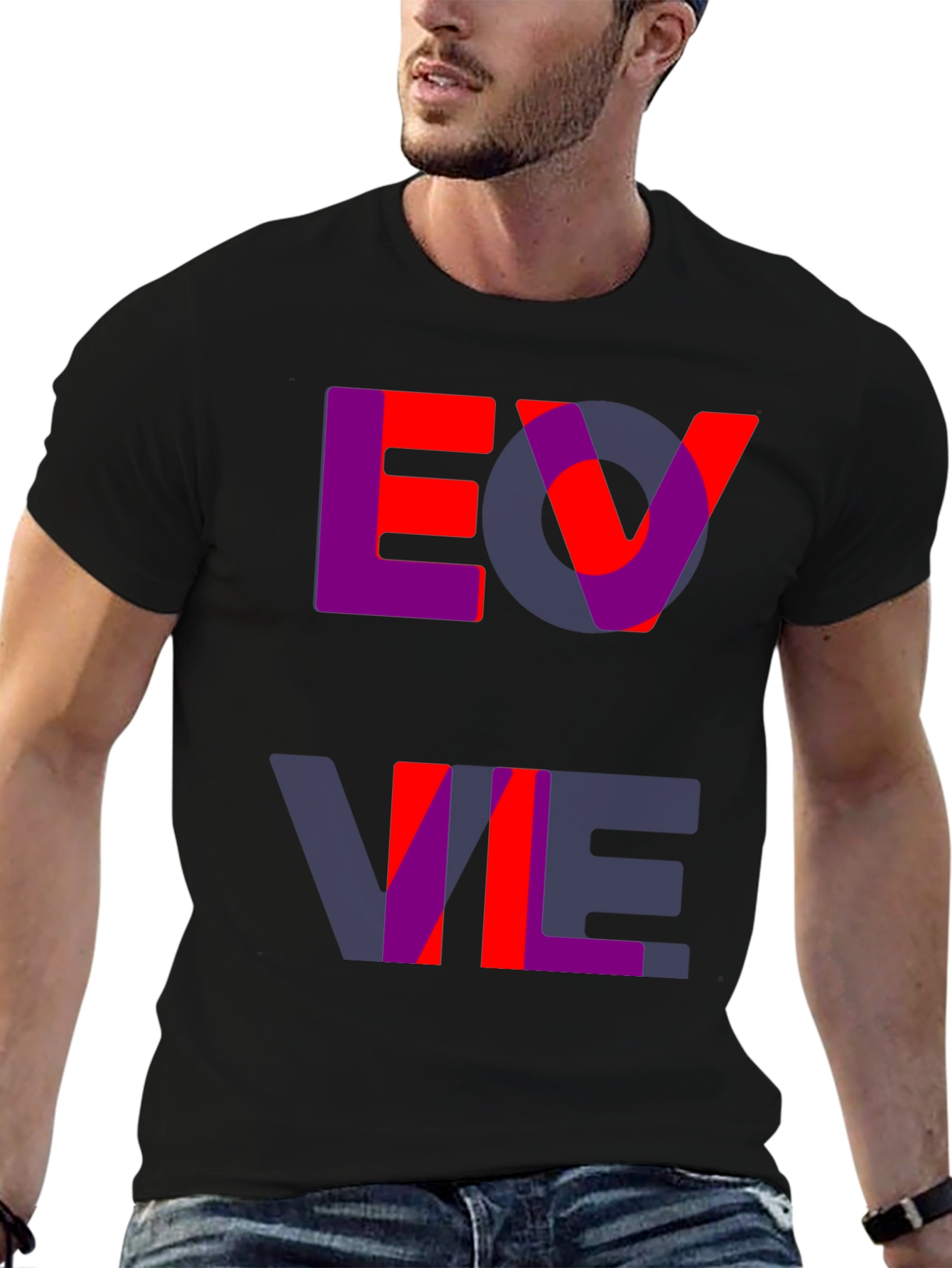 Bold Graphic Tee - Evil Design