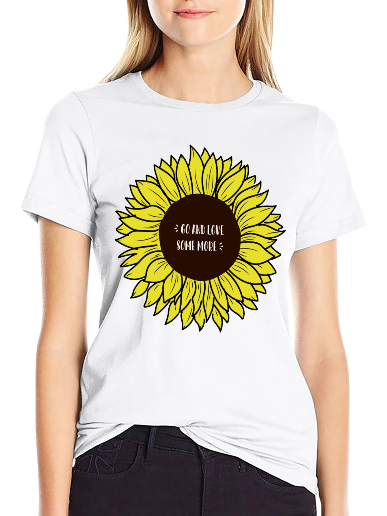 Go and Love Some More Sunflower Graphic Tee