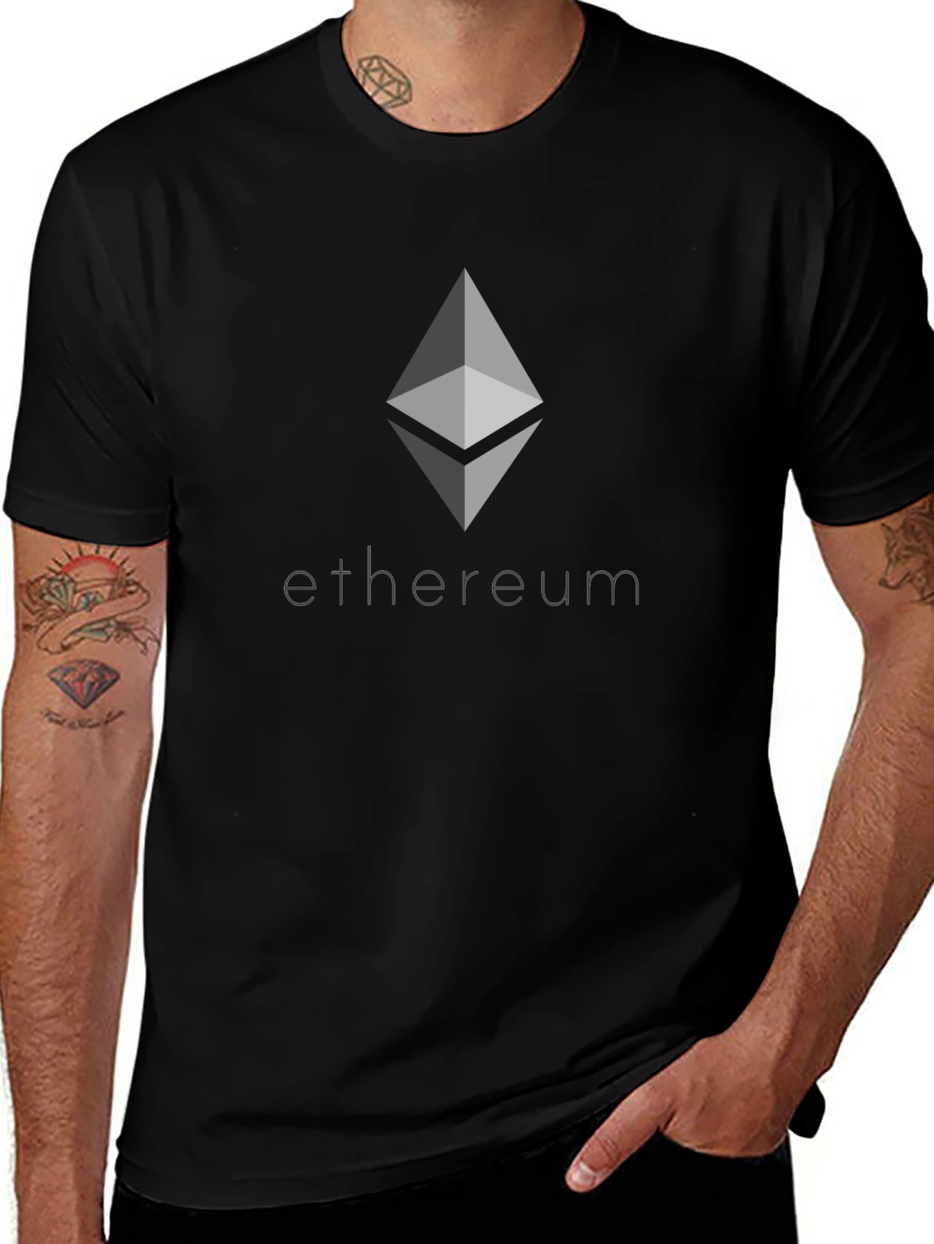 Ethereum Crypto Black T-Shirt