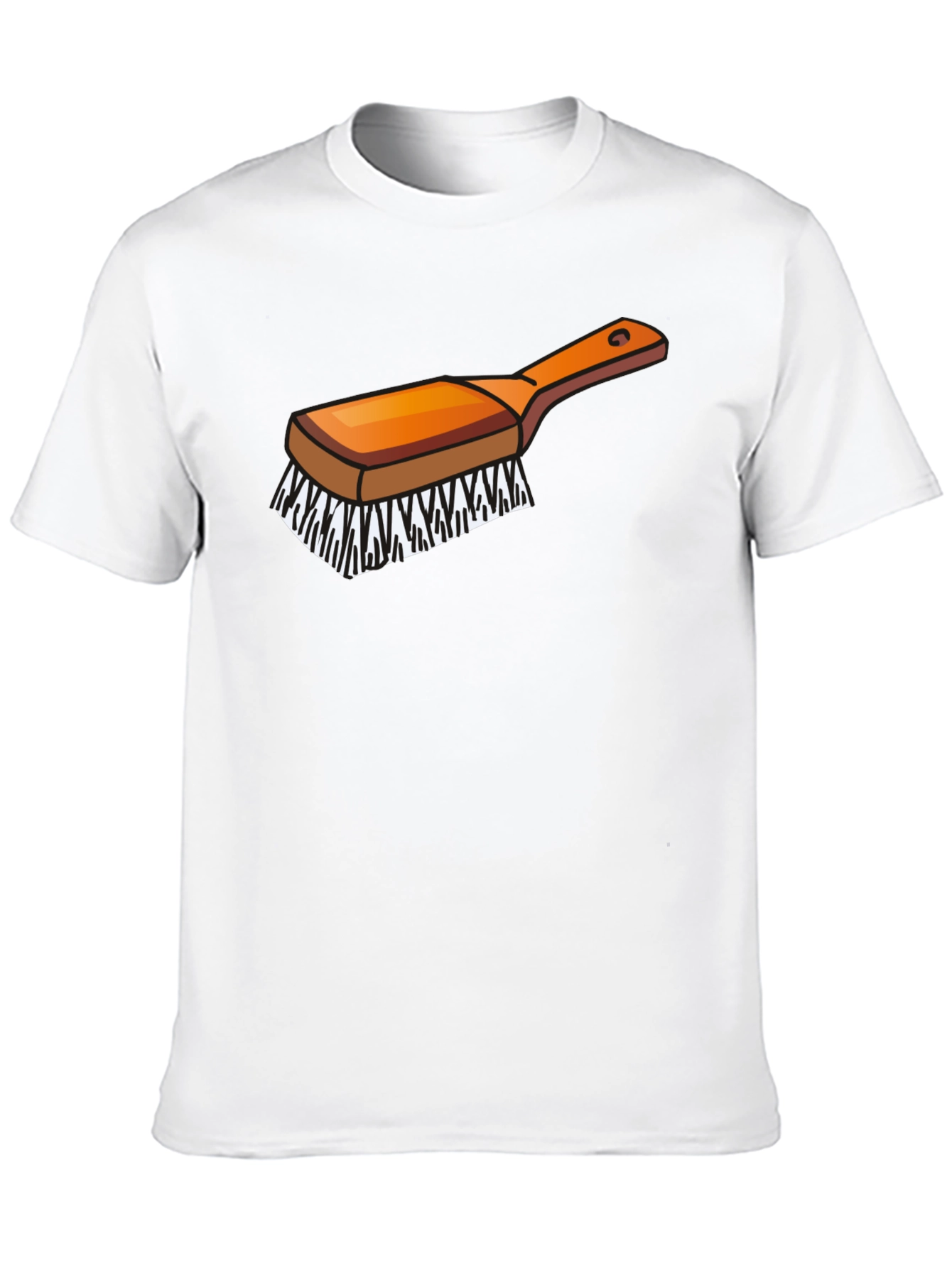 Novelty Brush Graphic T-Shirt