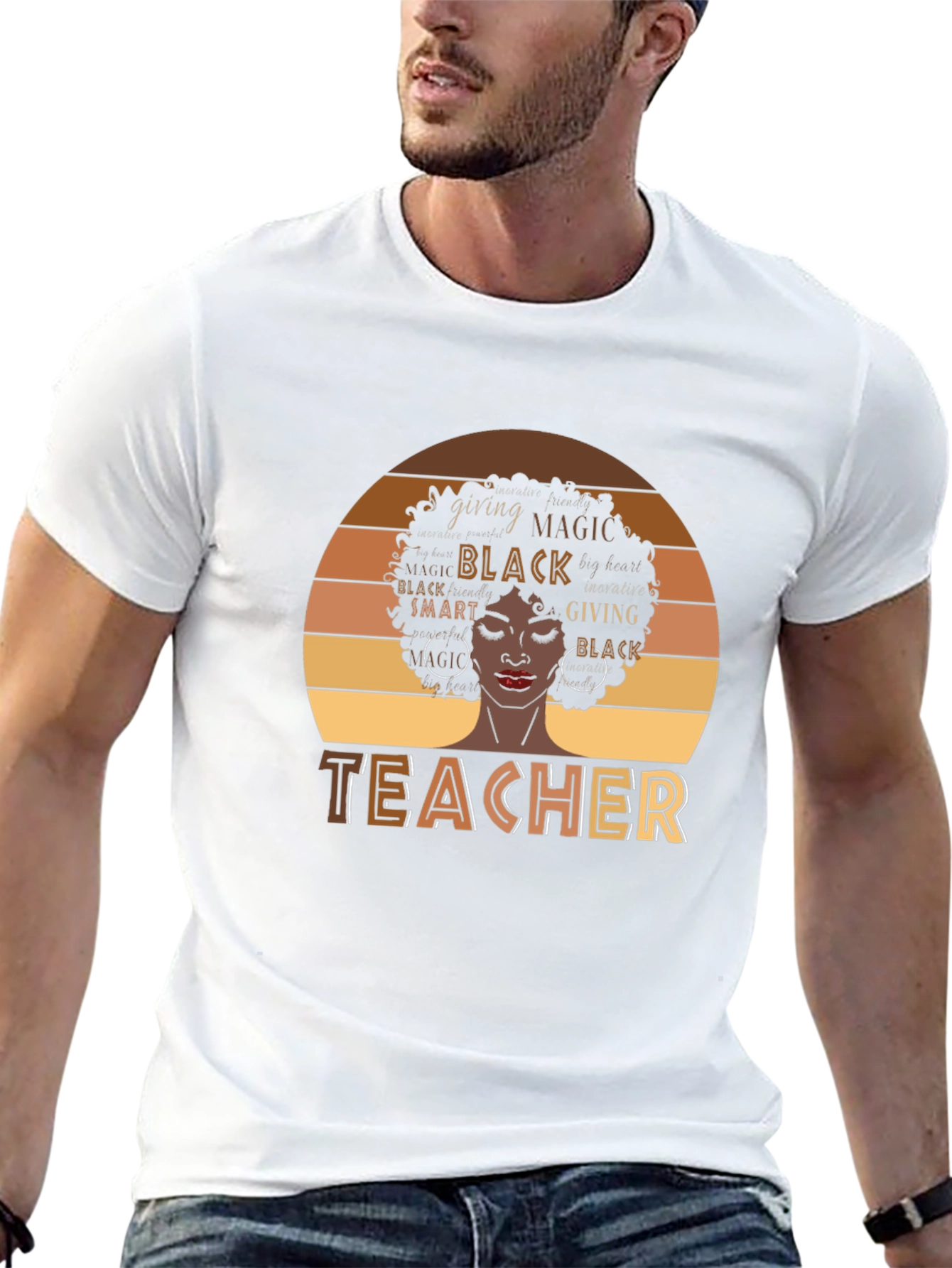 Black Teacher Magic T-Shirt